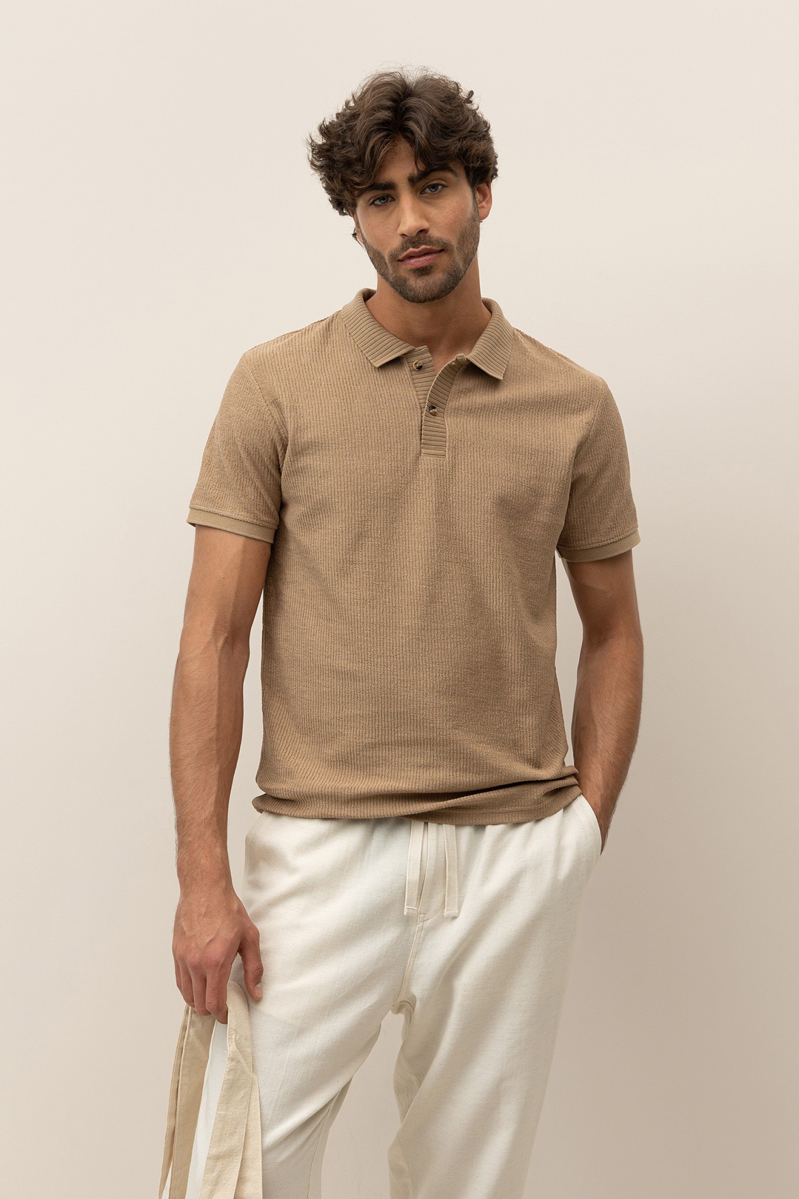 Textured Regular Polo
