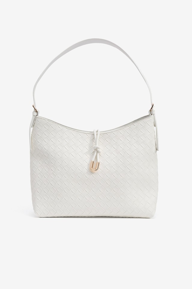 Shoulder Bag with Pattern Texture