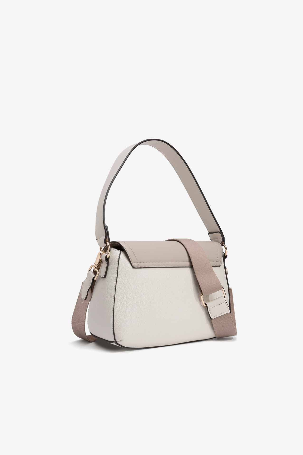 Bolso Bicolor con Solapa