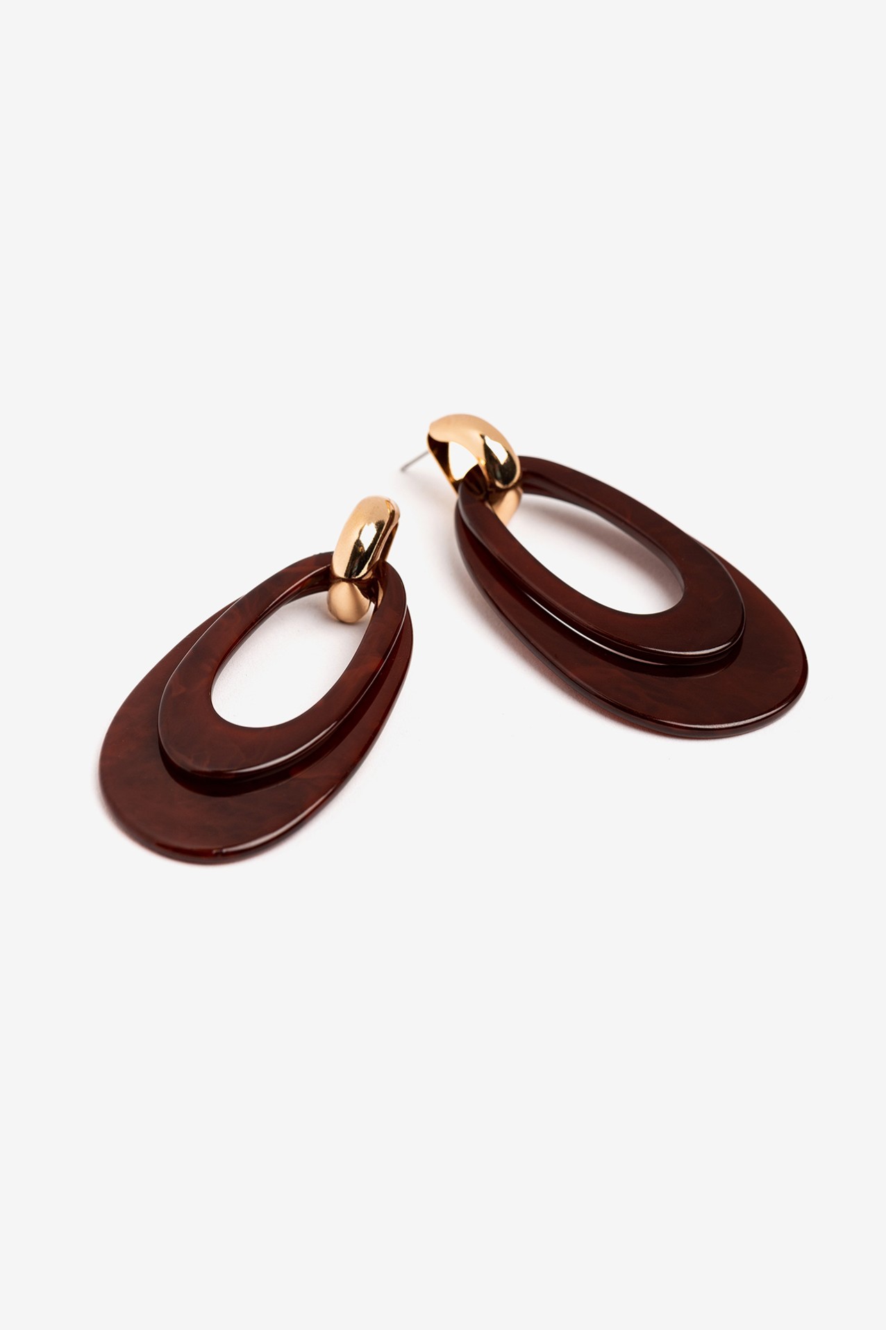 Brincos Maxi com Pendentes Acrlicos