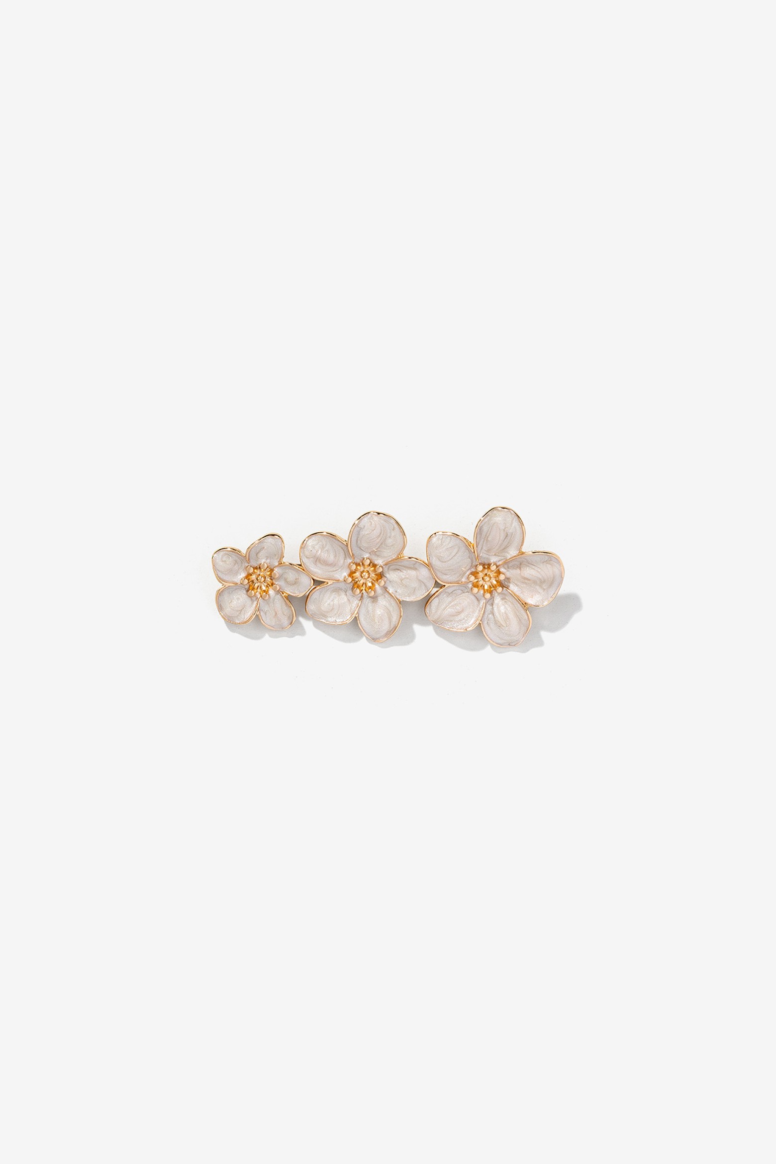 Gancho de Cabelo Flores Esmaltadas