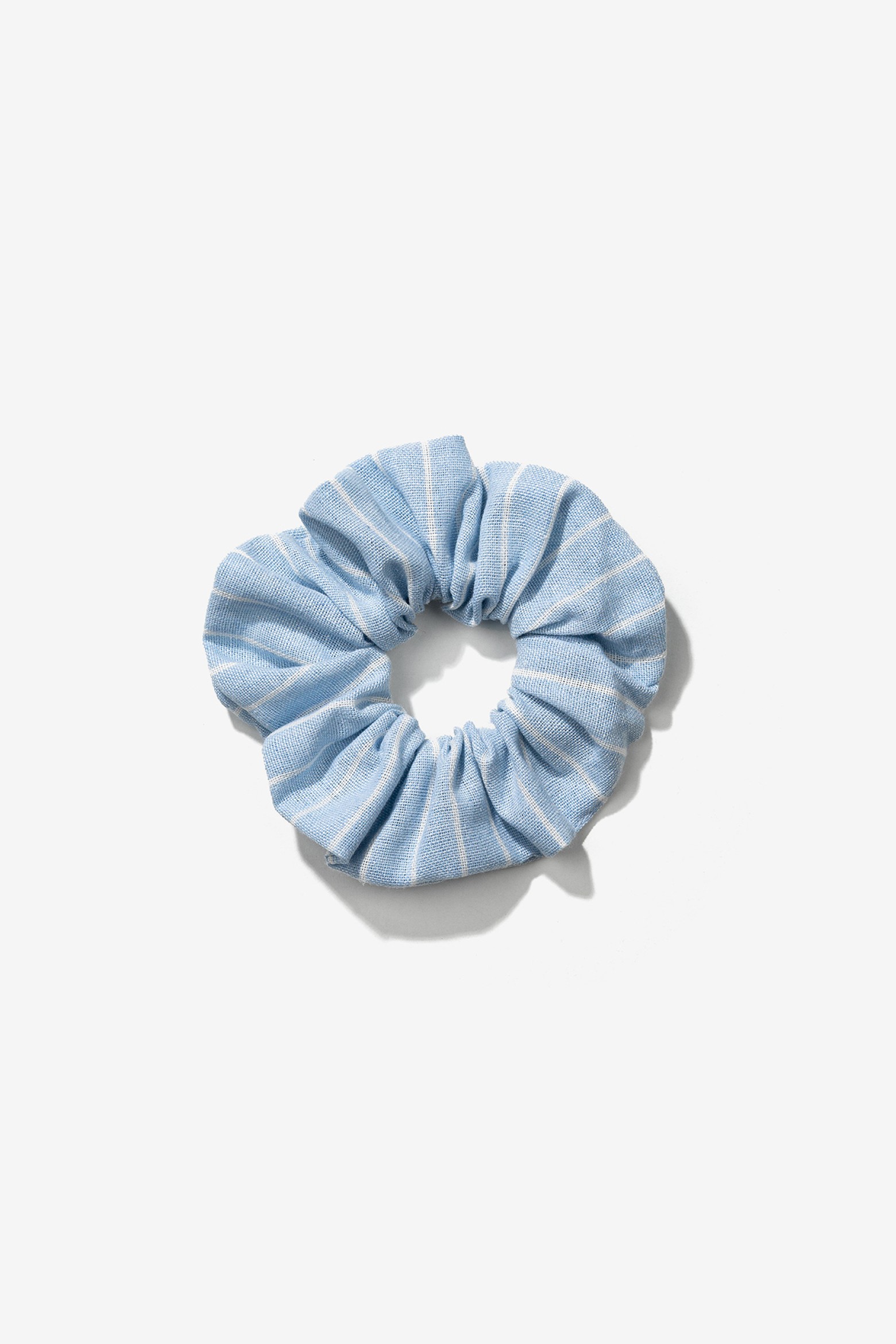Scrunchie com Linho Estampado