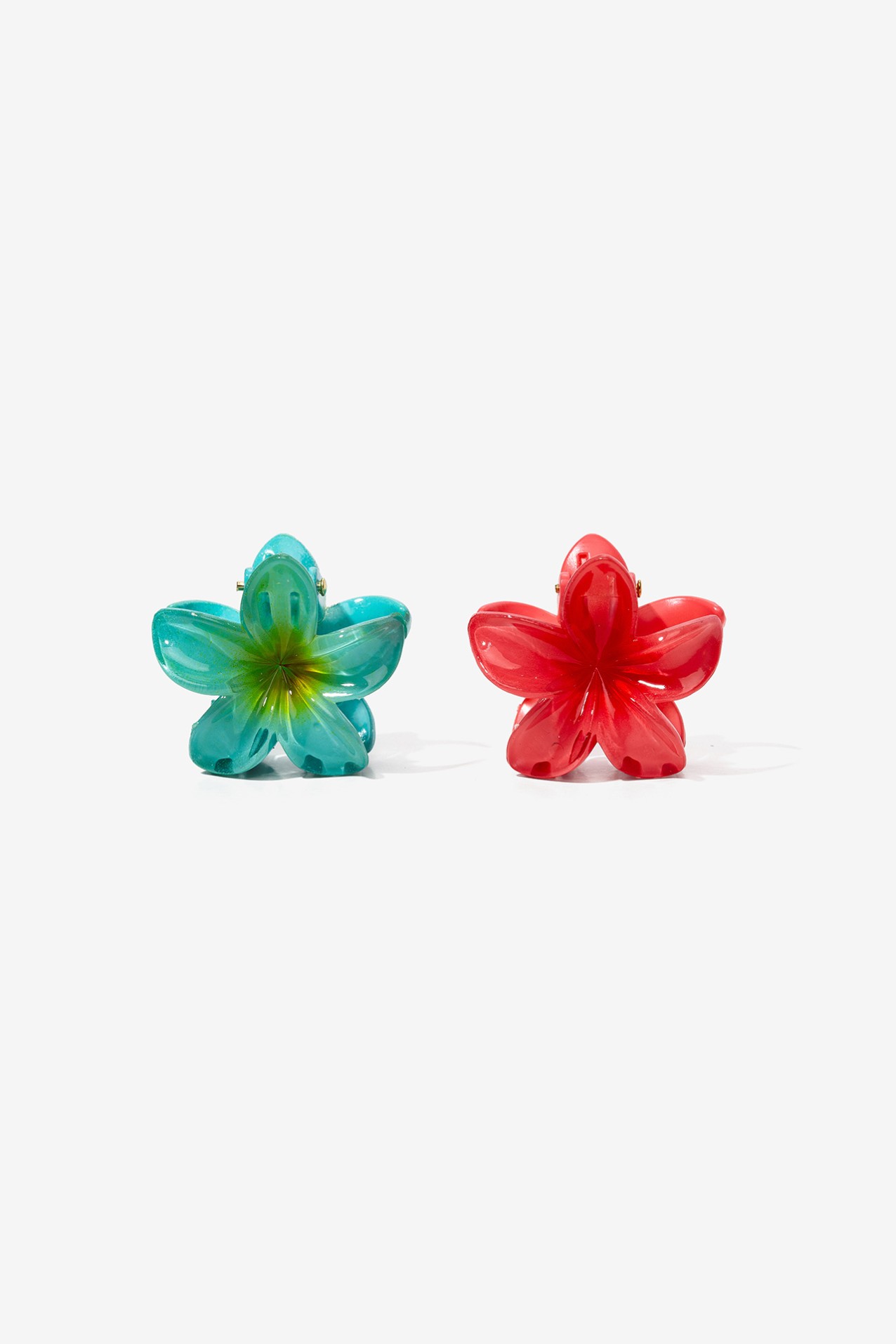 Acrylic Flower Hair Clips