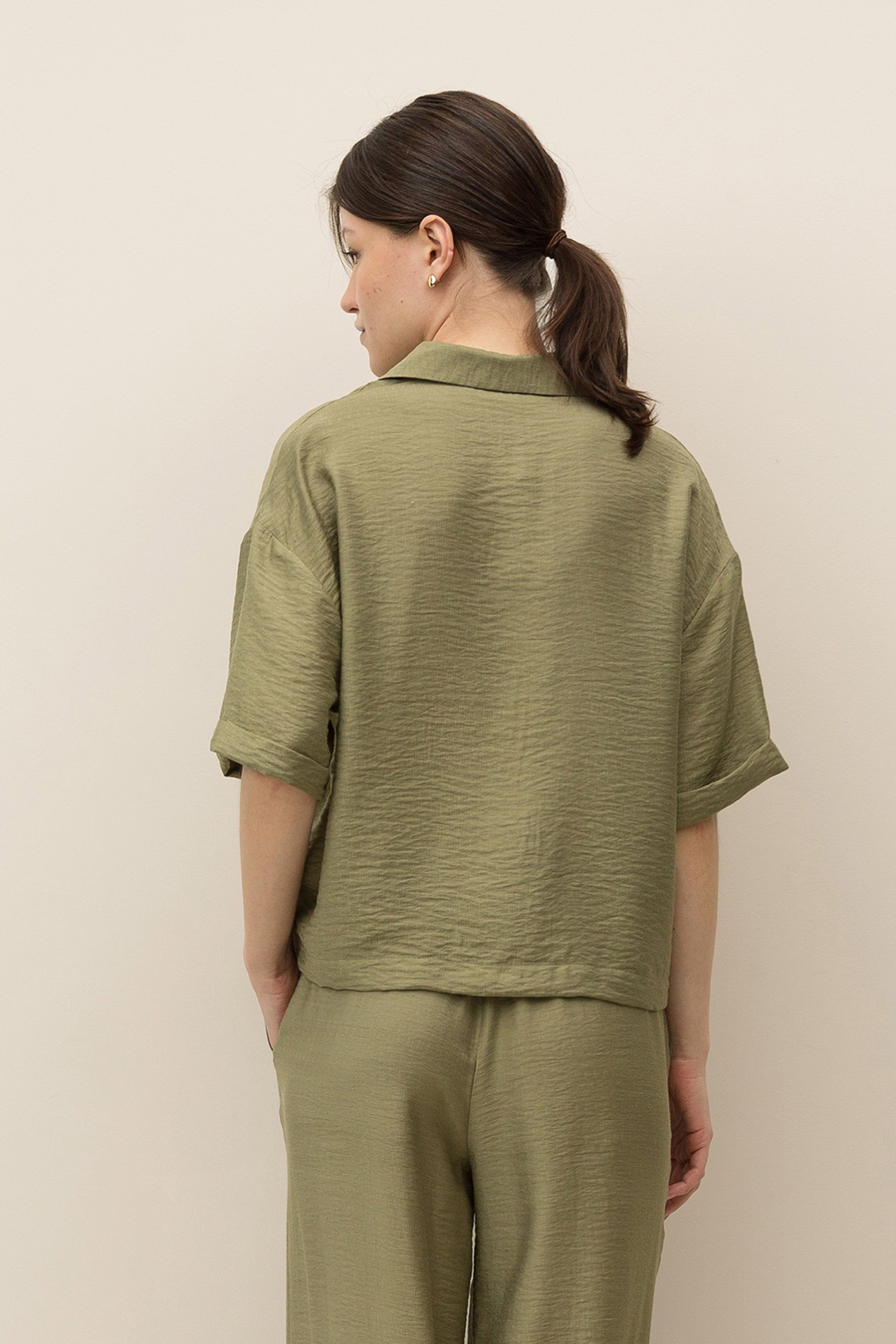 Camisa Curta Relaxed Fit