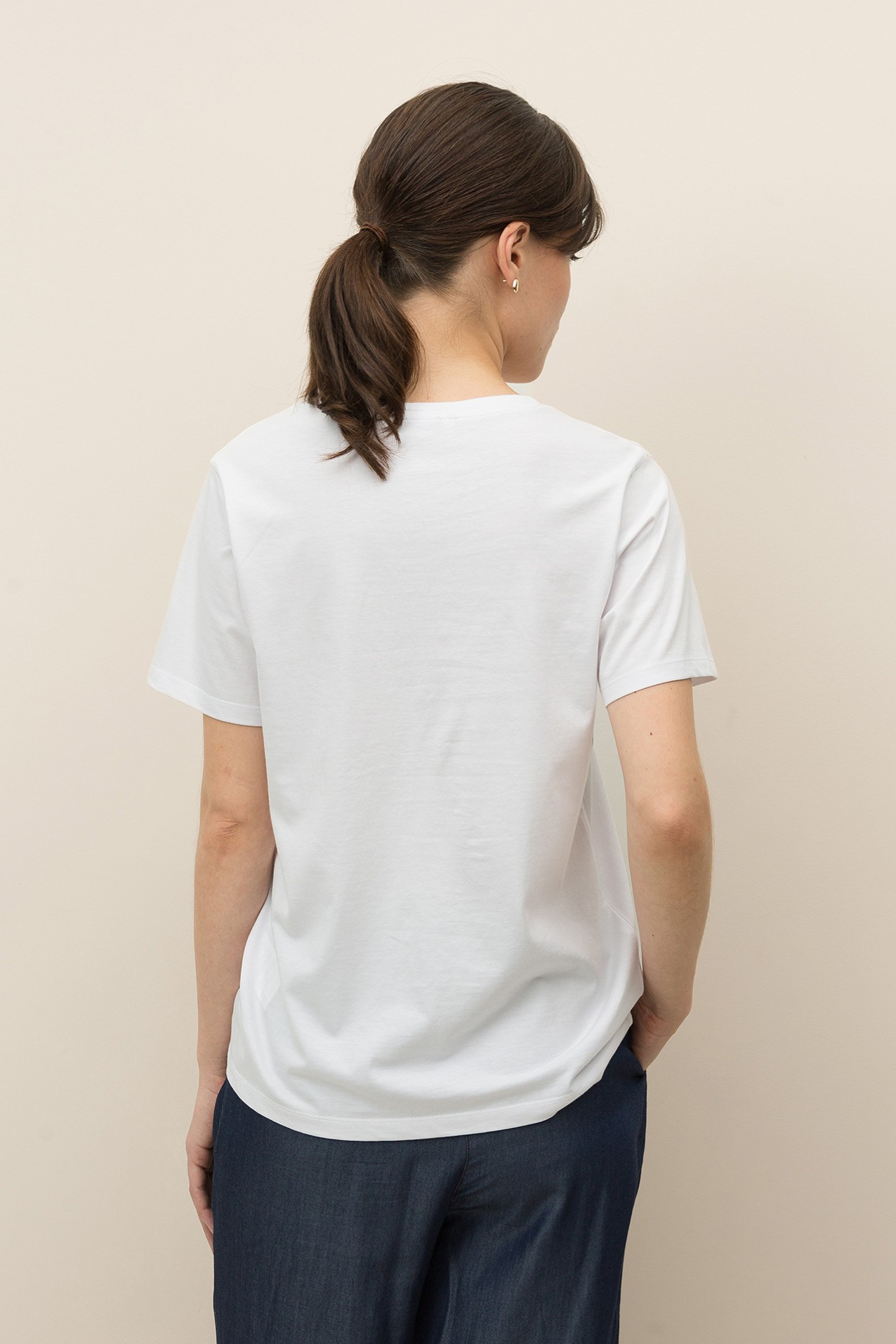 T-shirt Estampado Floral Bordado