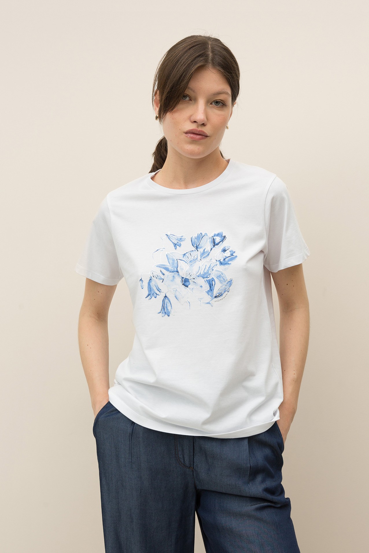 T-shirt Estampado Floral