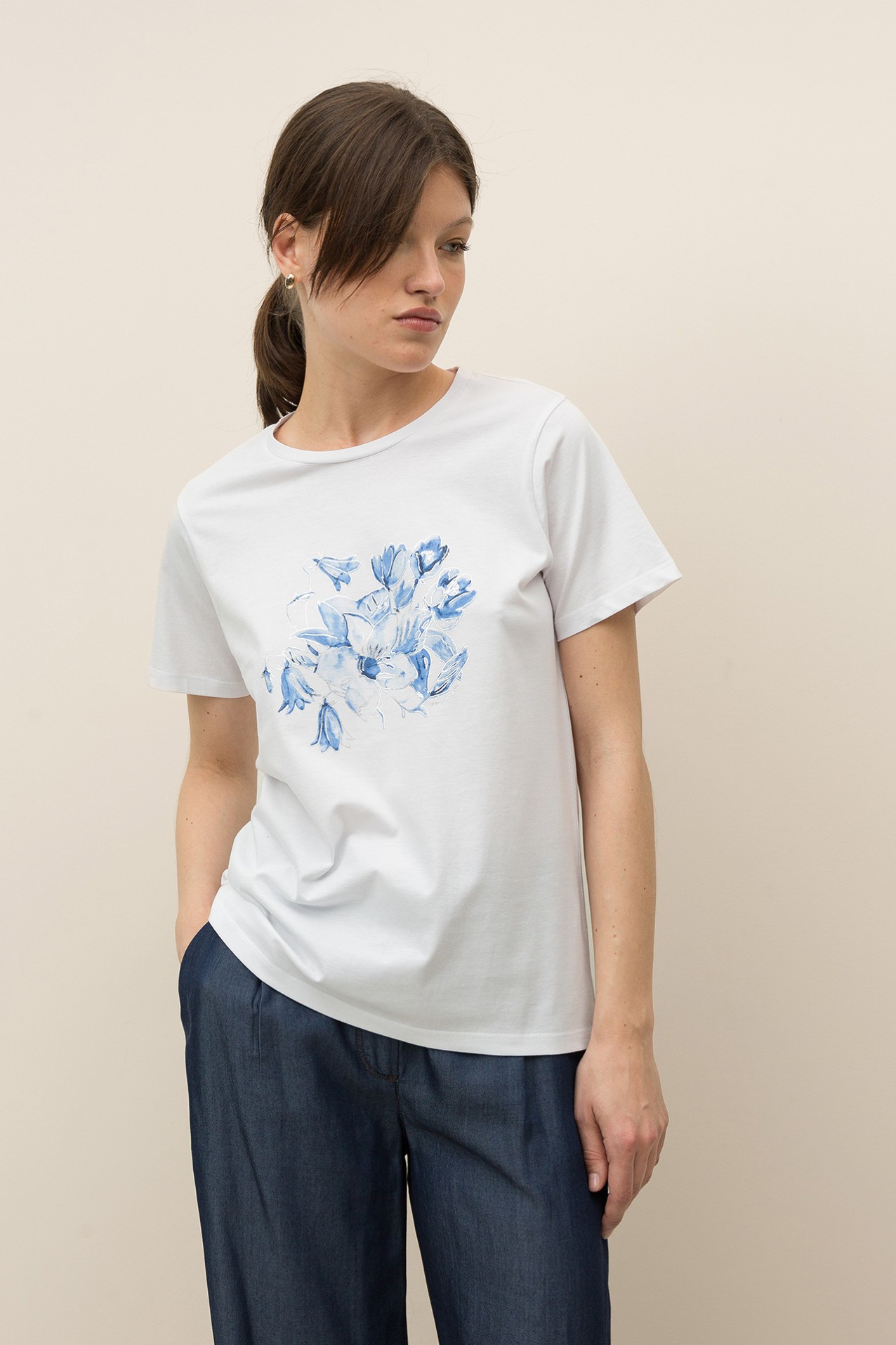 T-shirt Estampado Floral