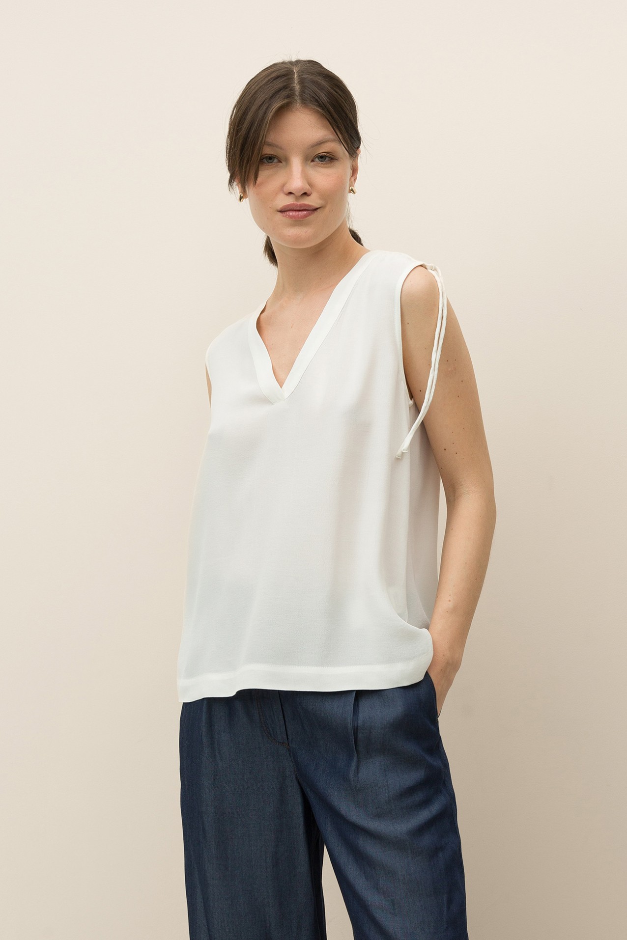 Blusa Fluda com Laos