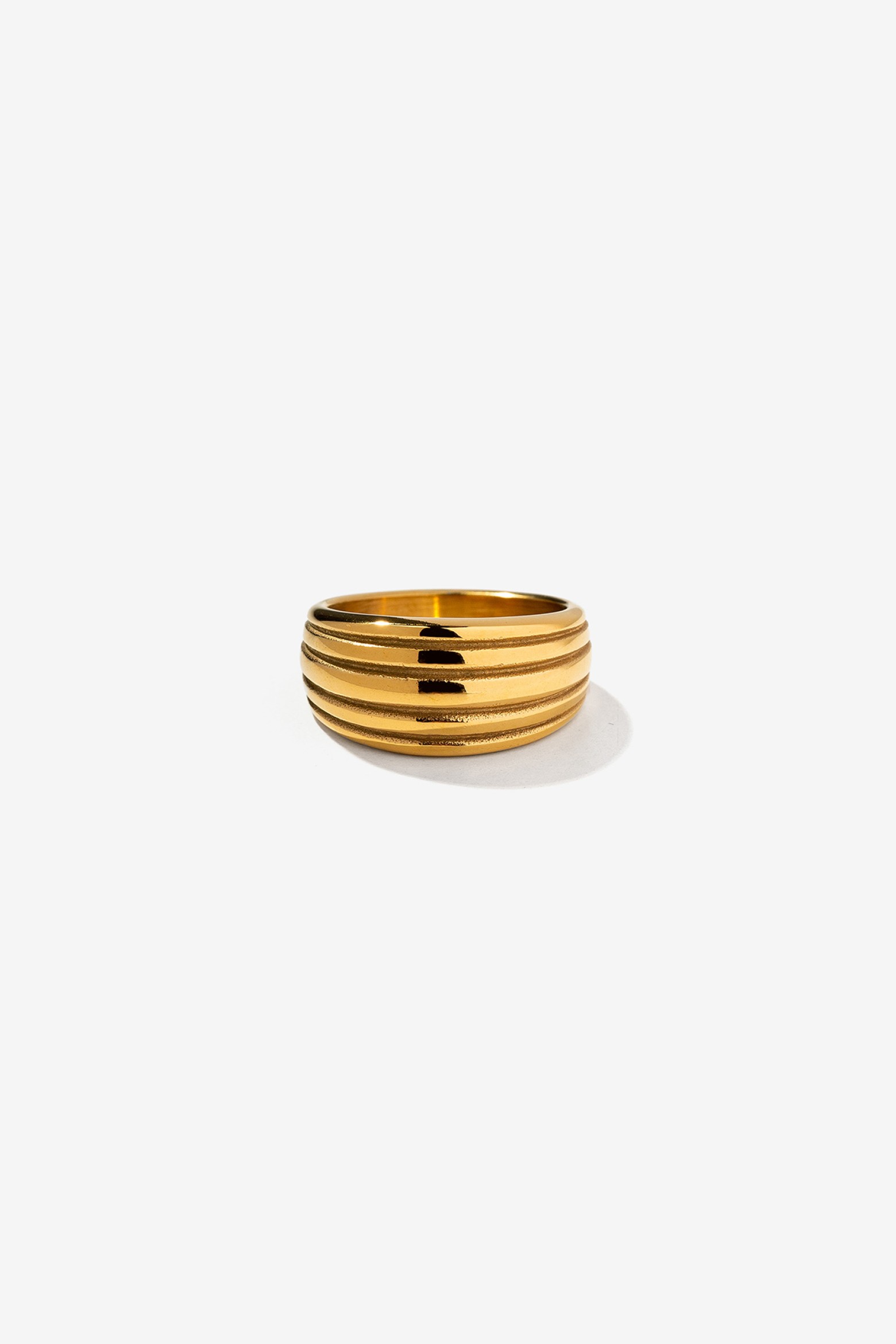 Embossed Stainless Steel Ring