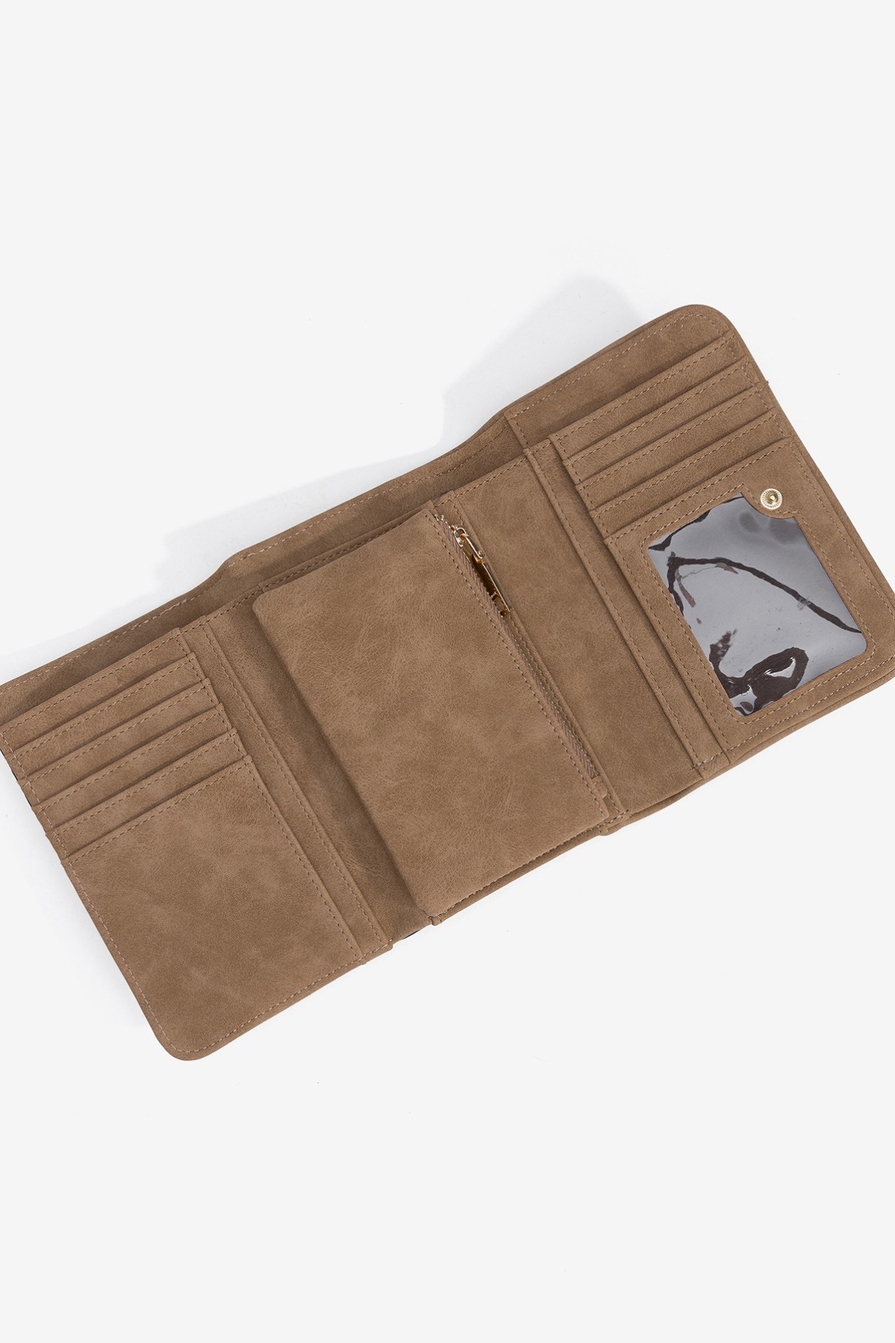 Porta Moedas Estampado com Pala