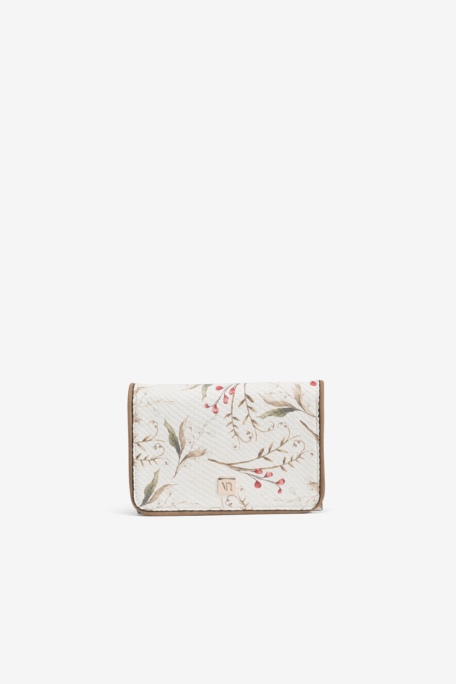 Monedero estampado con solapa