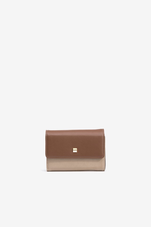 Monedero mediano bicolor