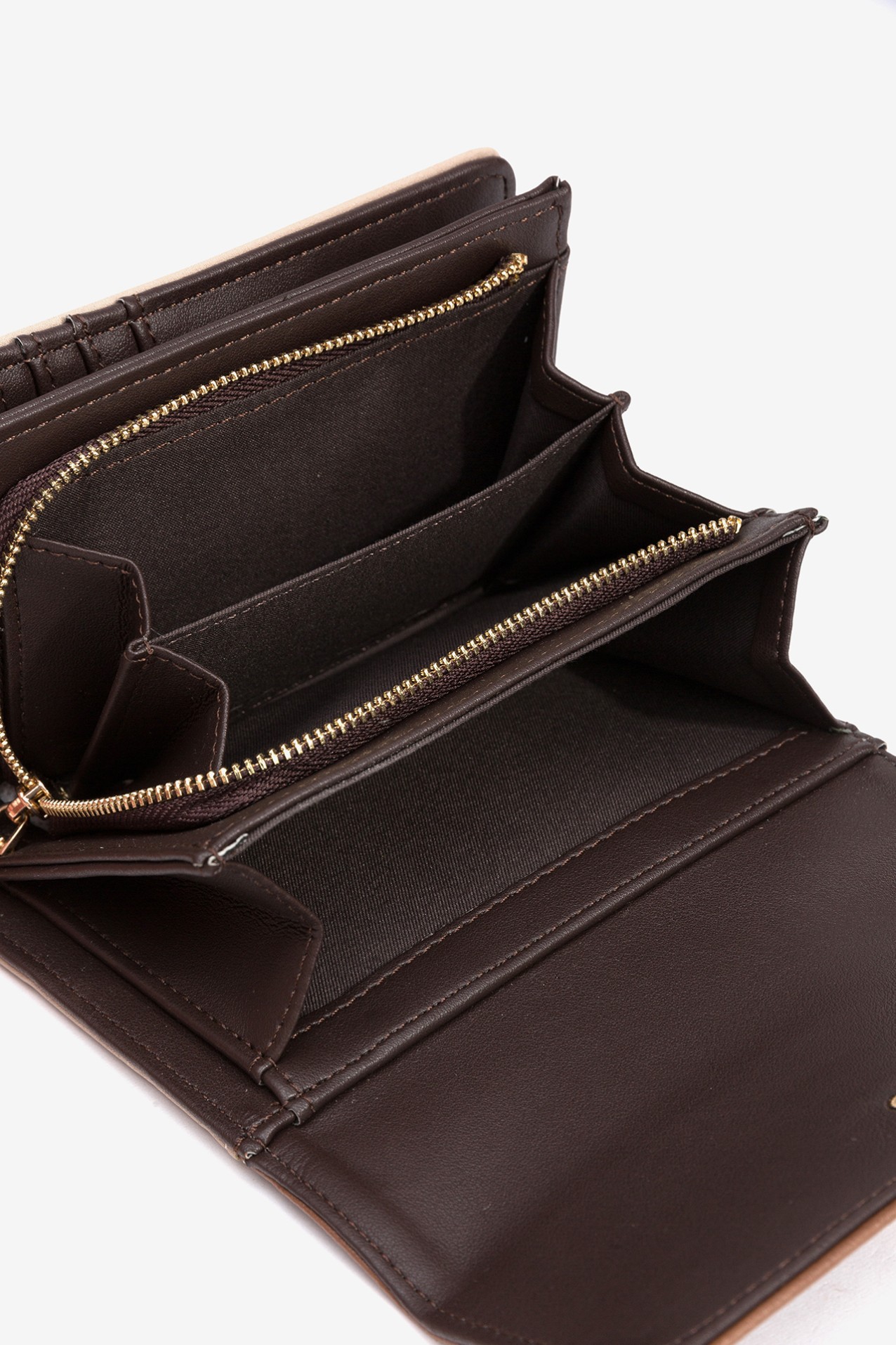 Monedero mediano bicolor