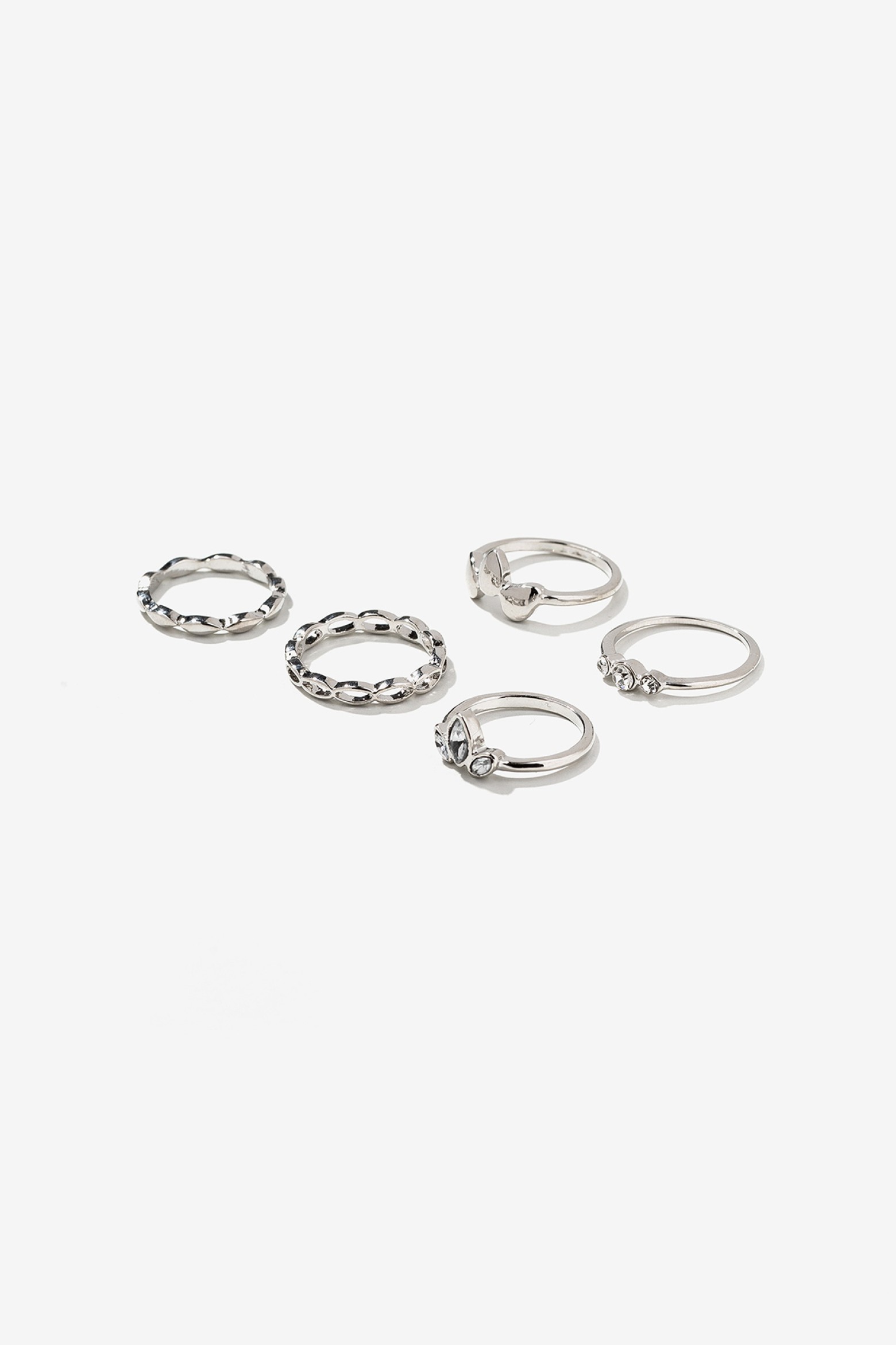 Set de Anillos con Pedrera