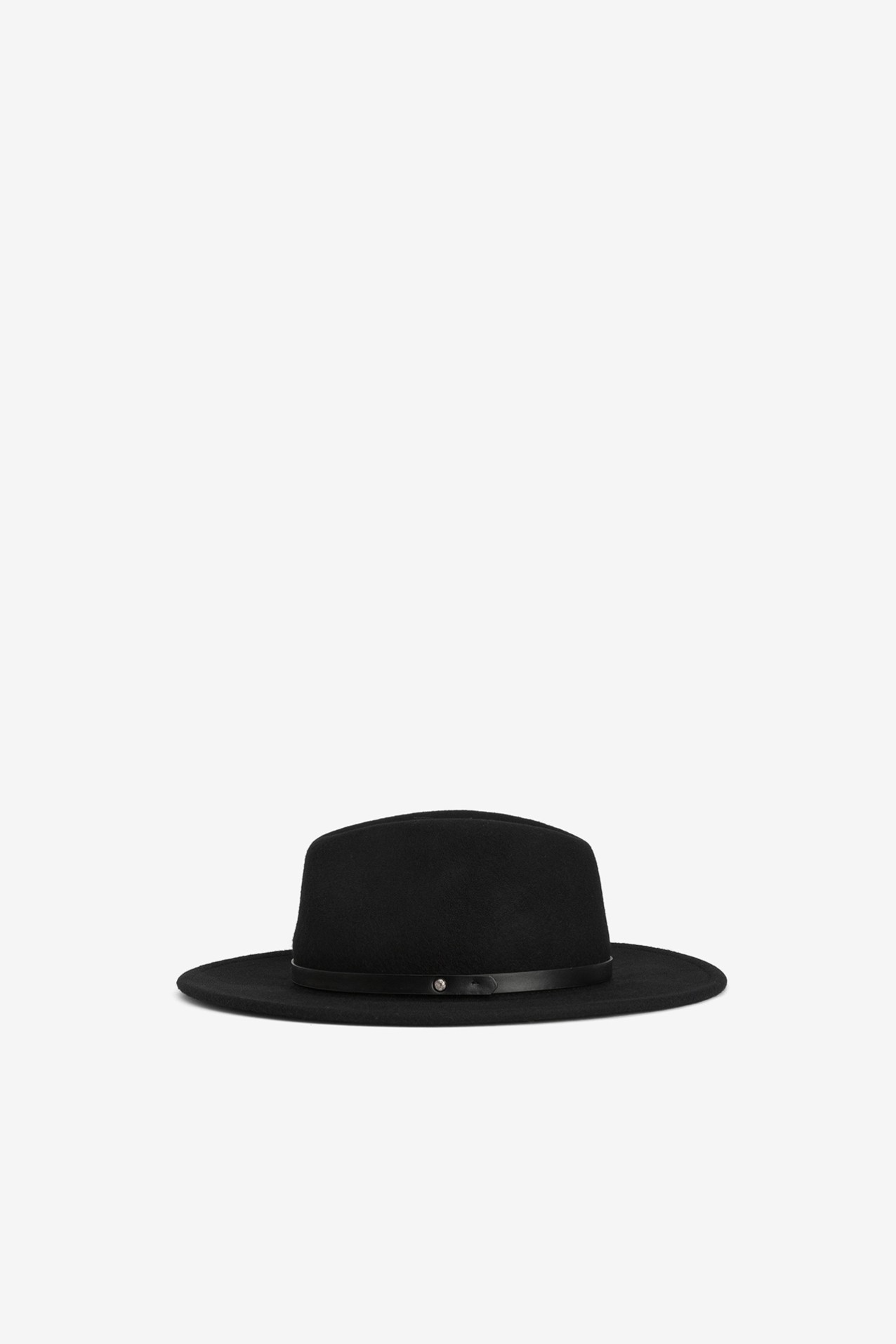 Wide-Brim Wool Hat