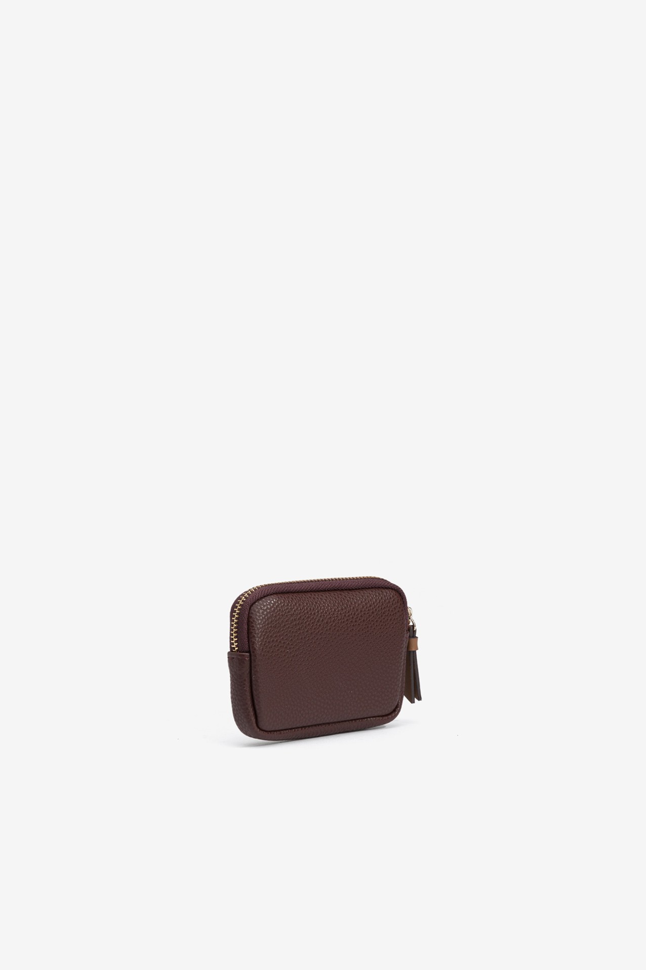 Tricolor Faux Leather Pouch