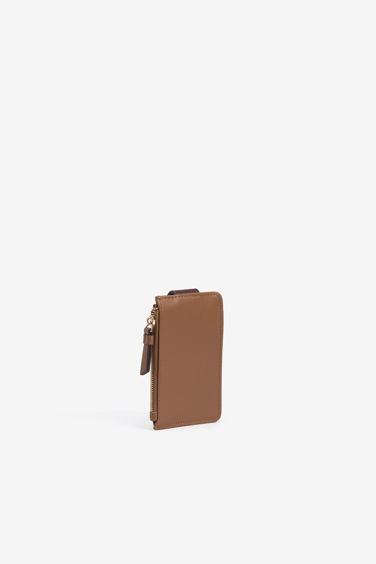 Tricolor Faux Leather Cardholder