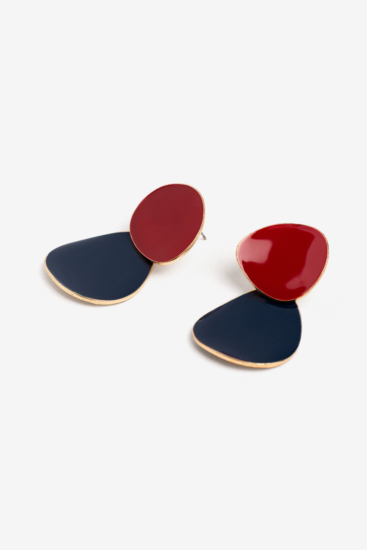 Pendientes Esmaltados Bicolor