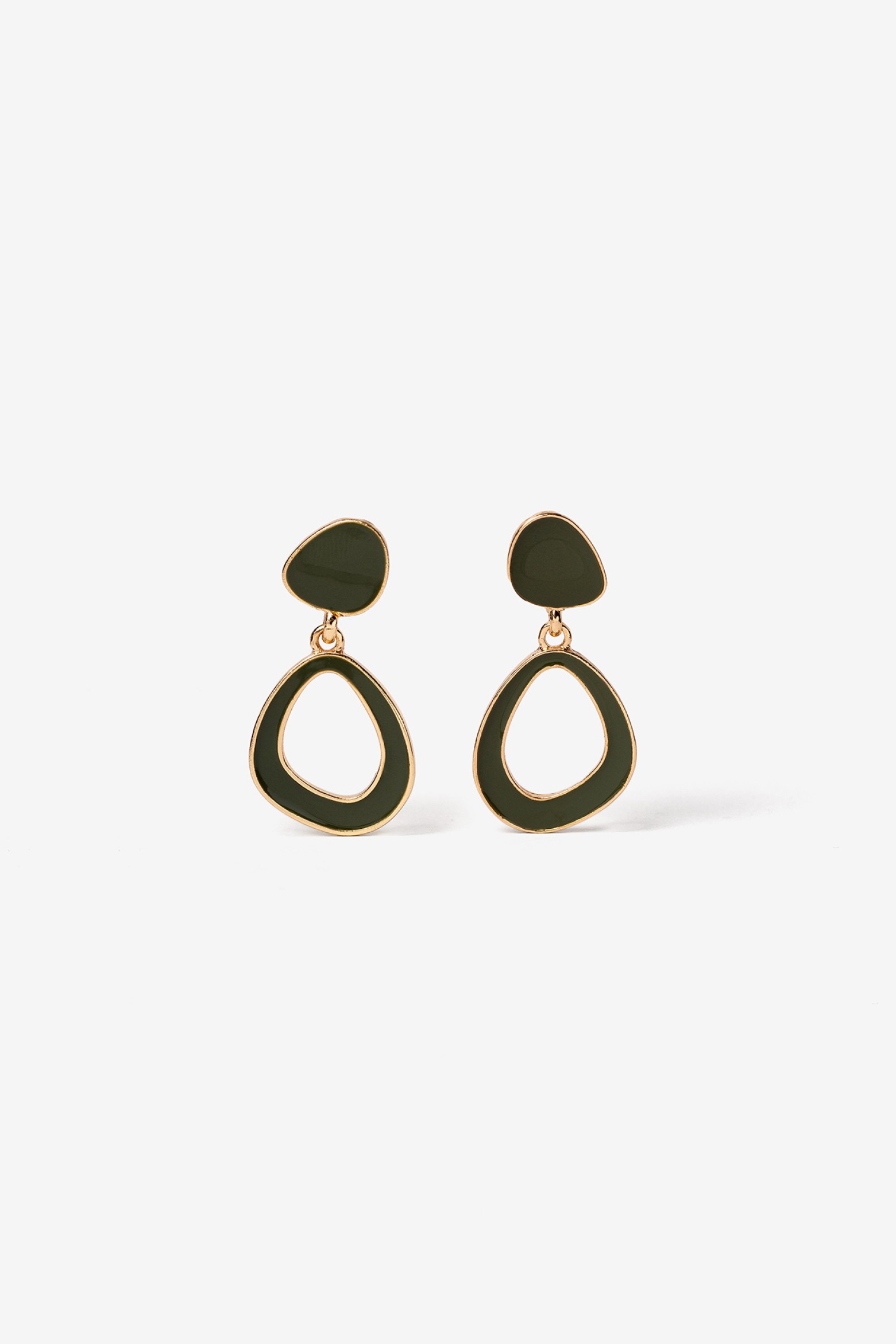 Pendientes Esmaltados con Colgante