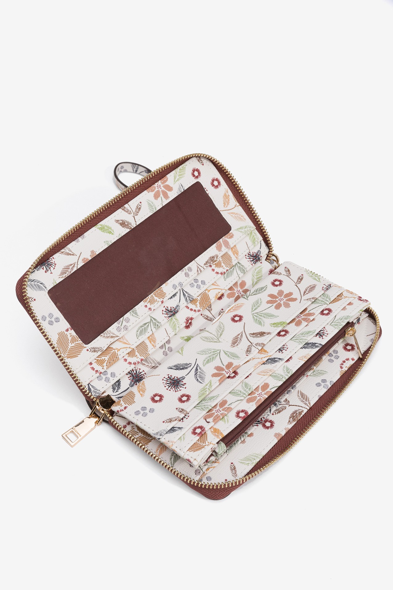 Porta Moedas Floral Grande