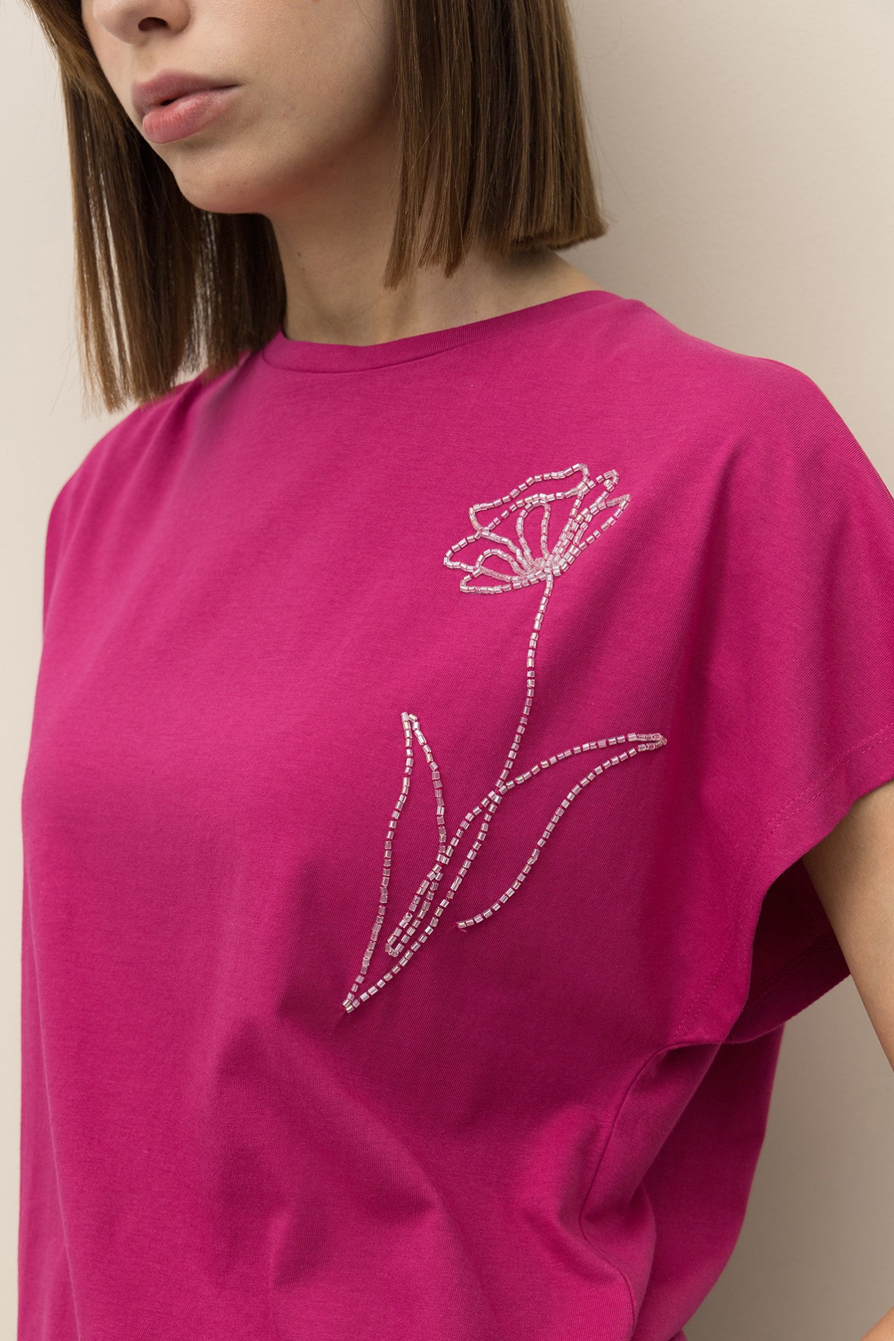 T-shirt Relaxed Rosa