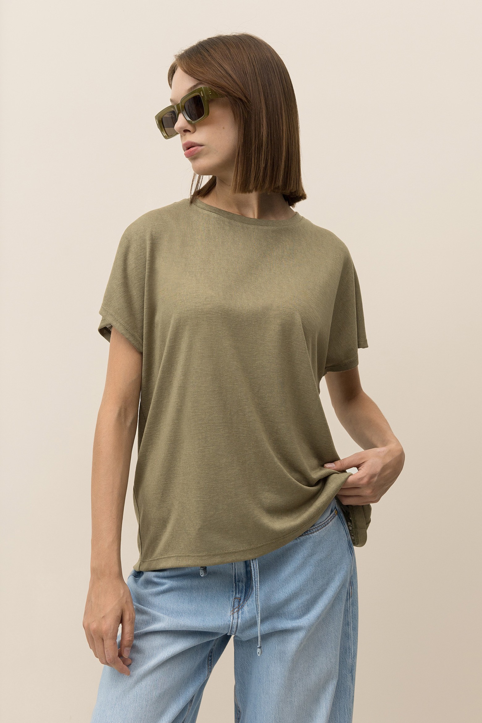 T-shirt Relaxed Malha Fina