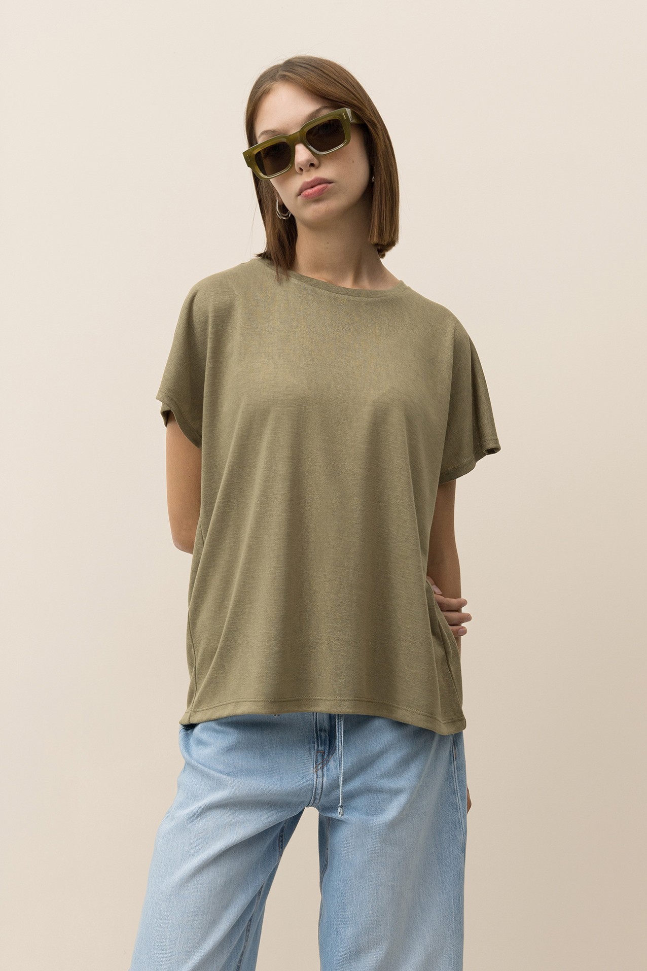 T-shirt Relaxed Malha Fina