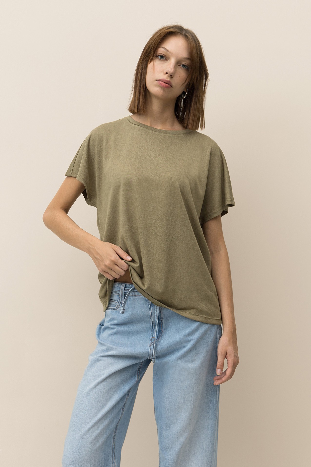 T-shirt Relaxed Malha Fina