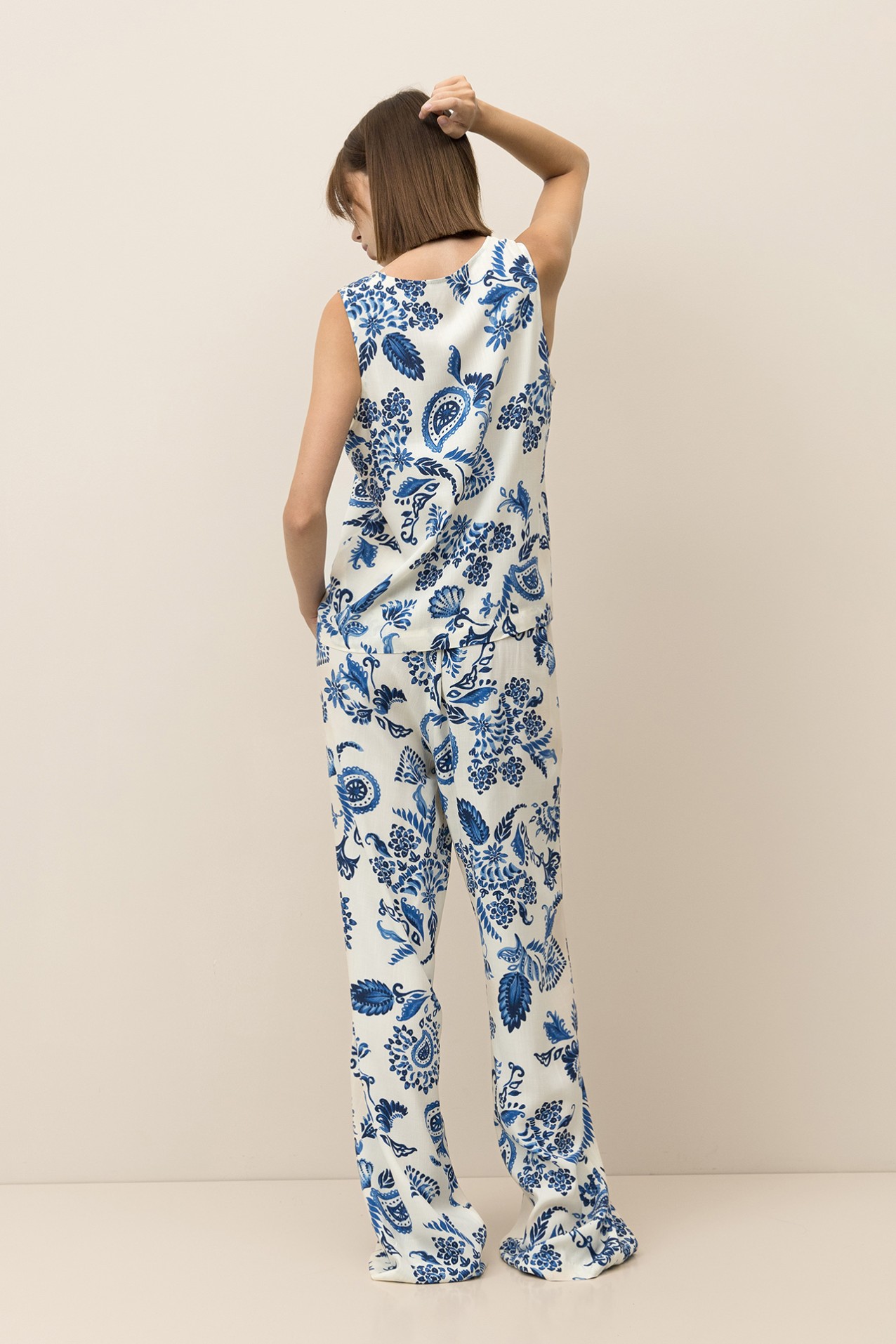 Calas Wide Leg Estampada