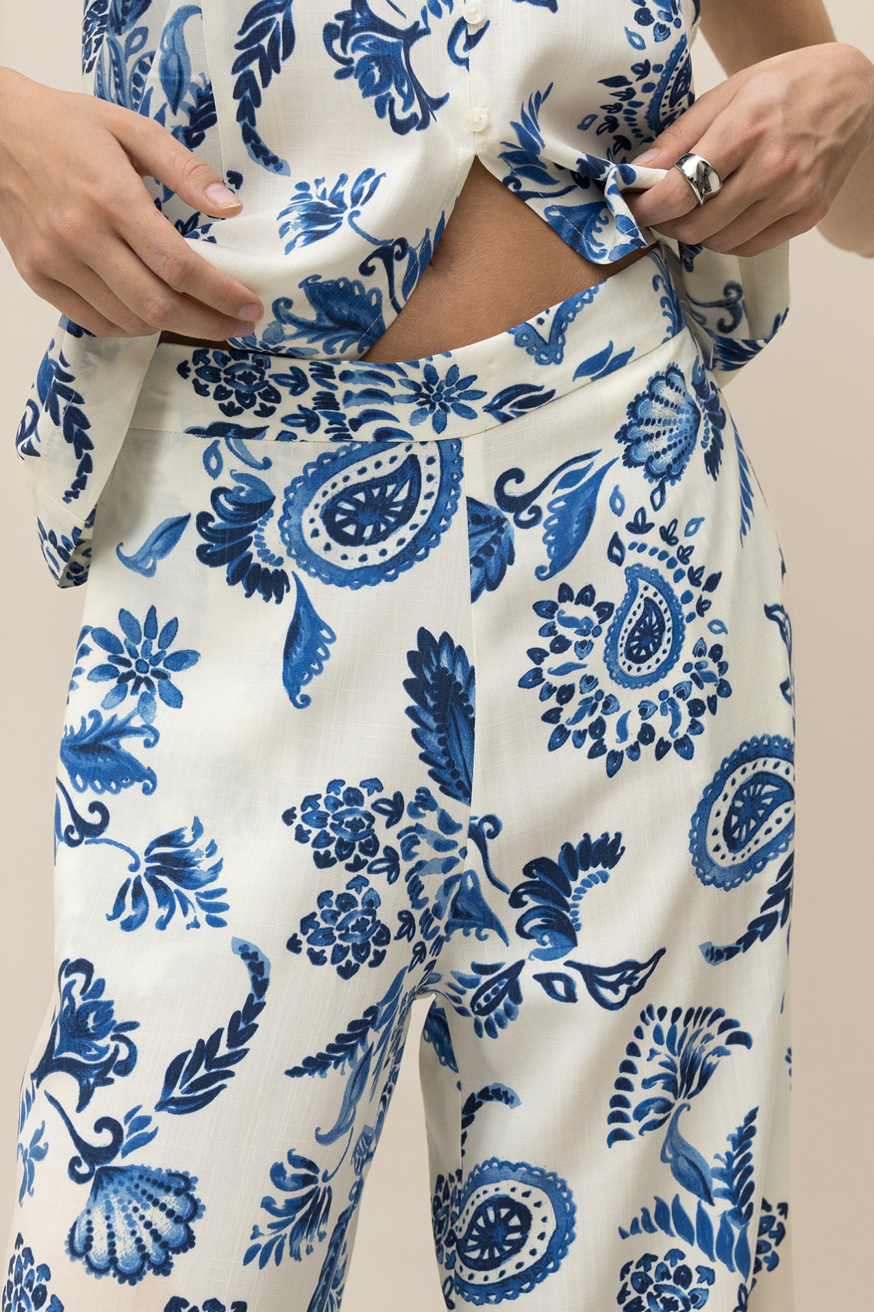 Calas Wide Leg Estampada