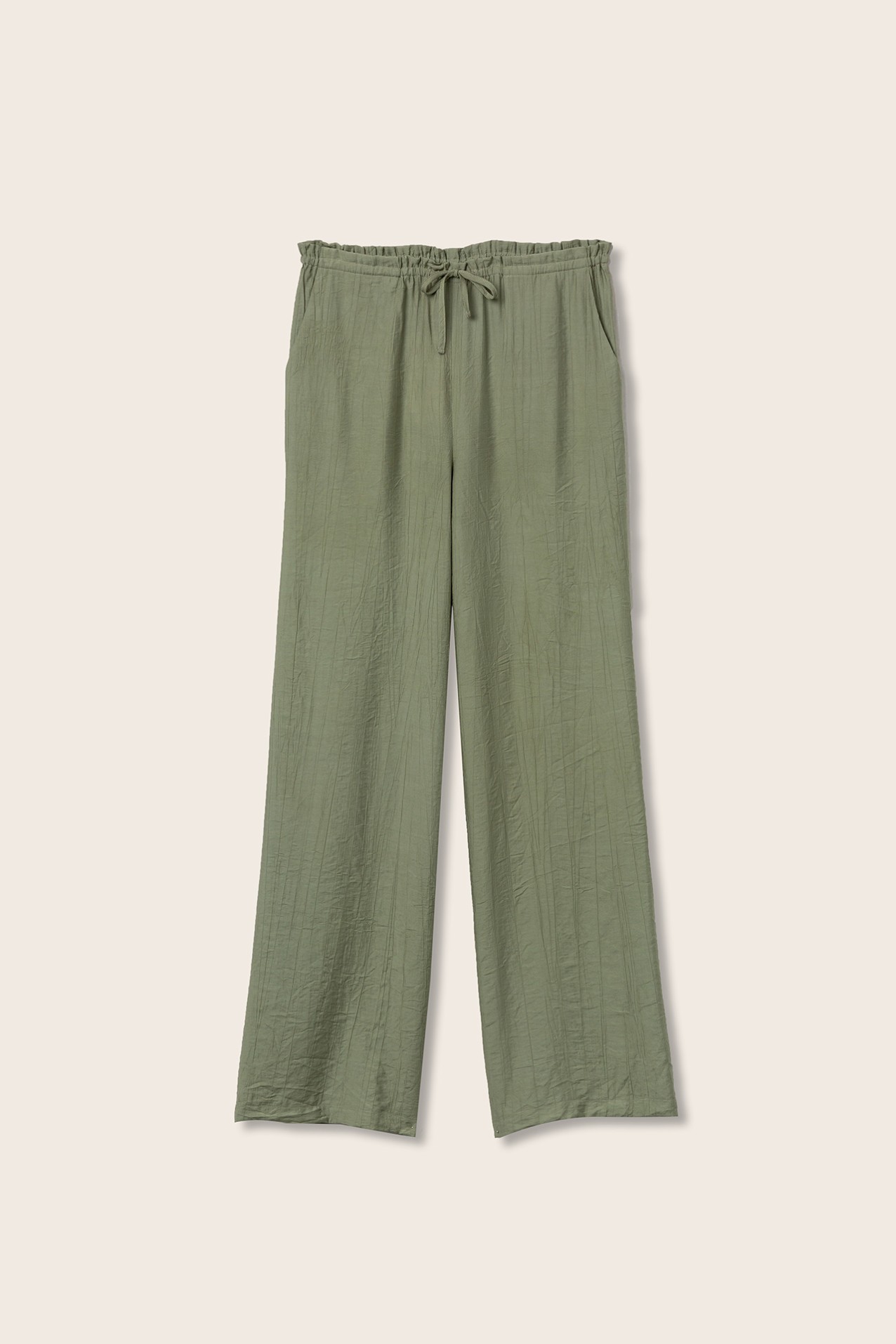 Calas Wide-leg Wrinkled