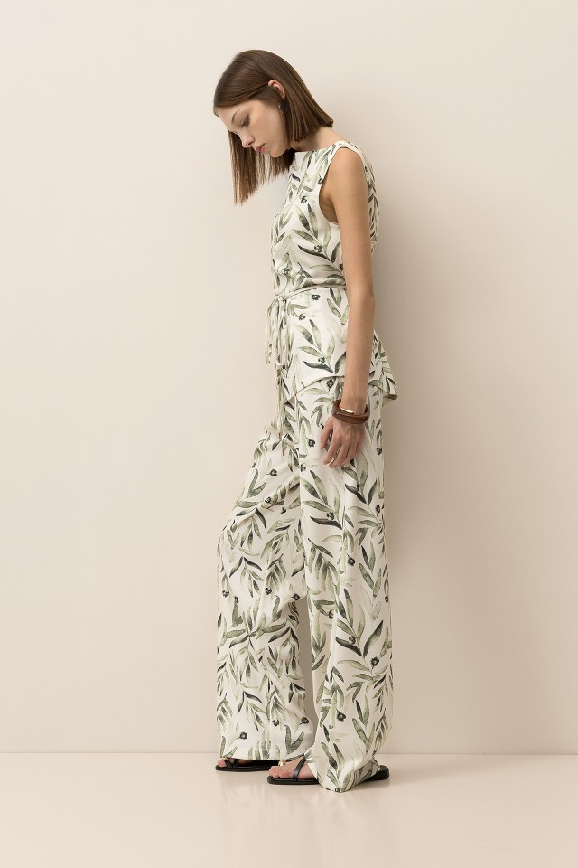 Calas Wide Leg de Malha