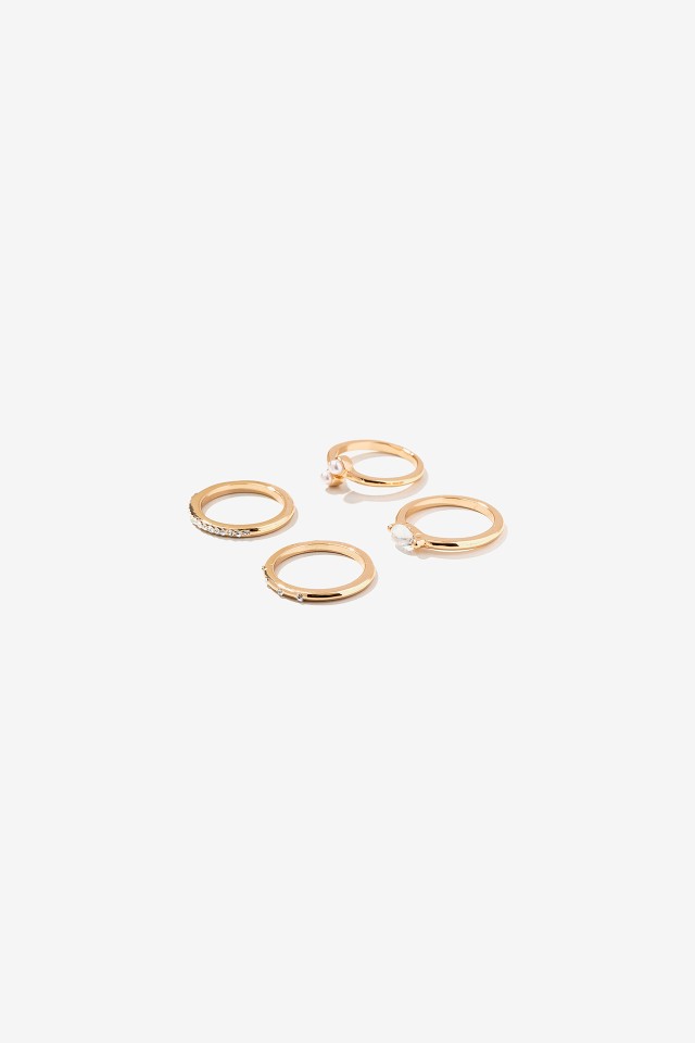 Set de Anillos con Pedrera