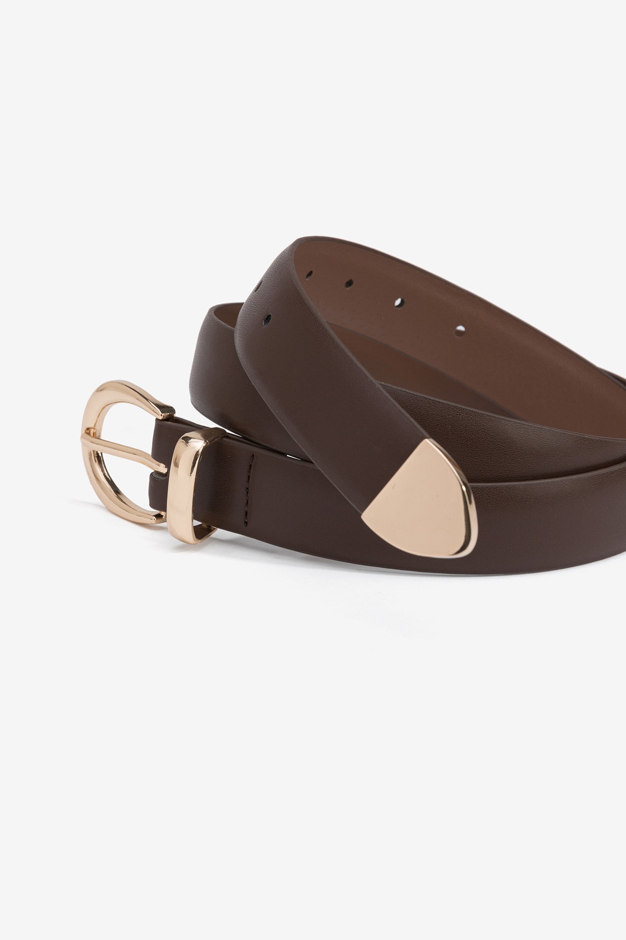 Faux Leather Jeans Belt