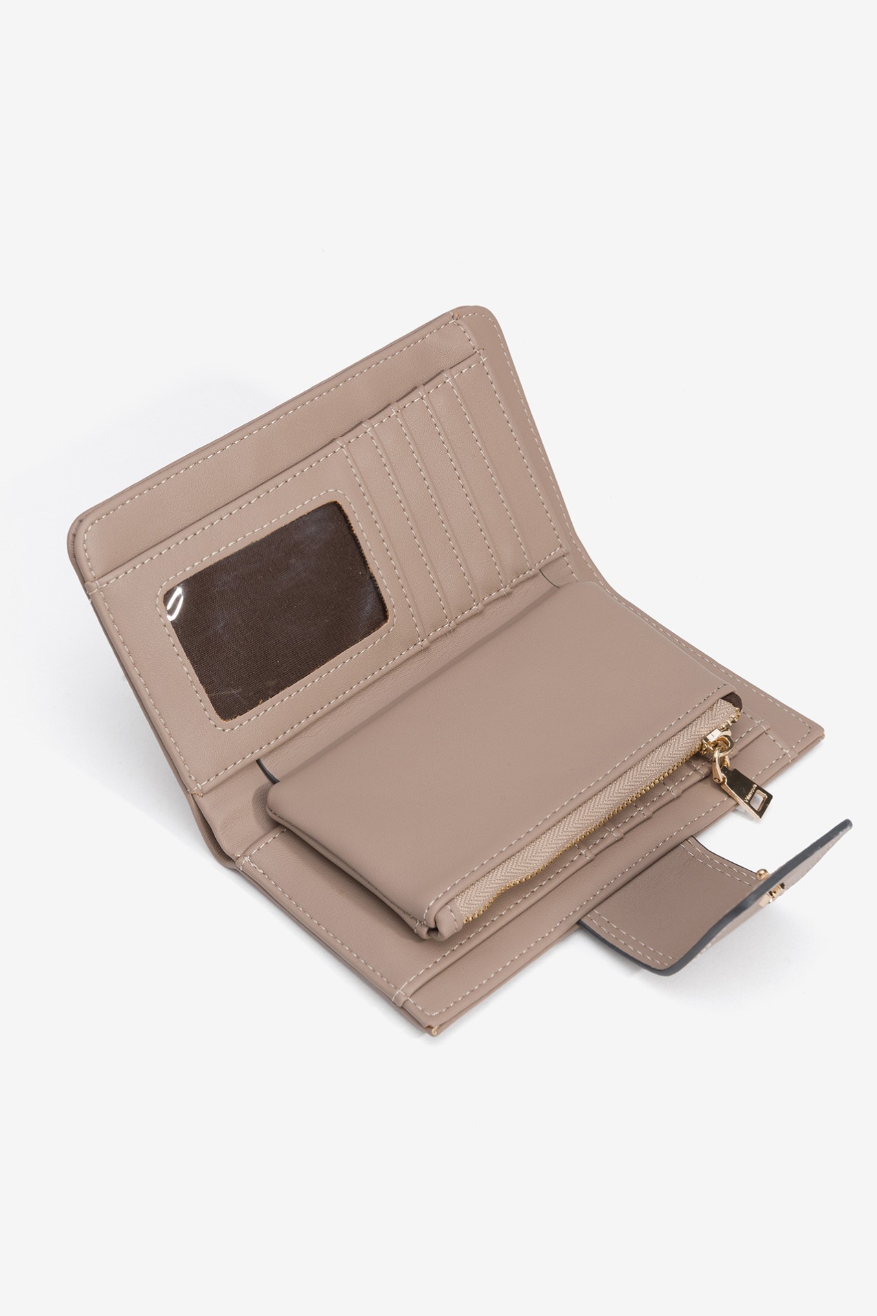 Porta Moedas Efeito Pele com Pala