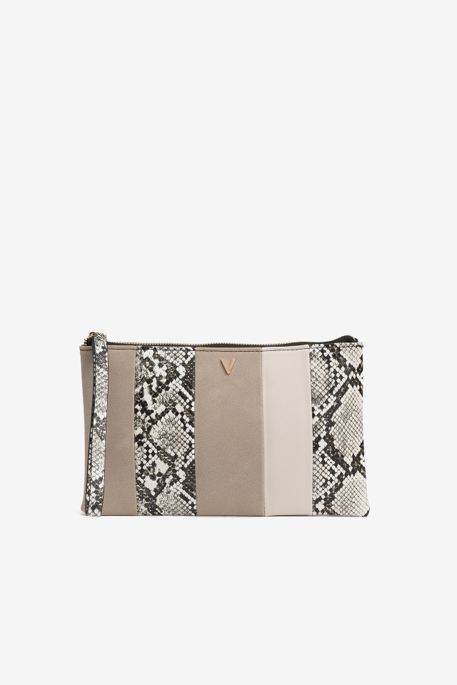 Bolsita patchwork efecto piel