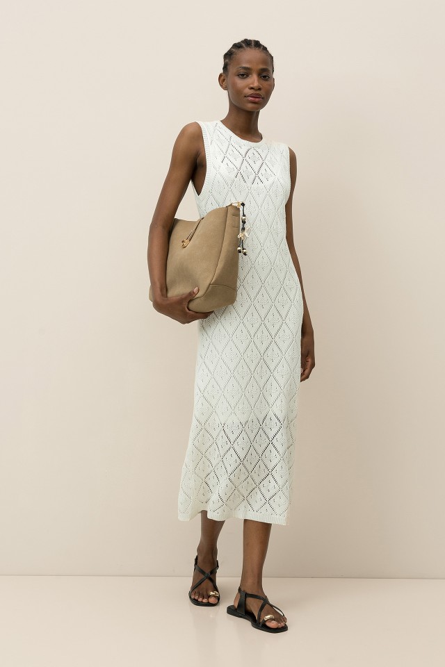 Vestido Midi Tricotado