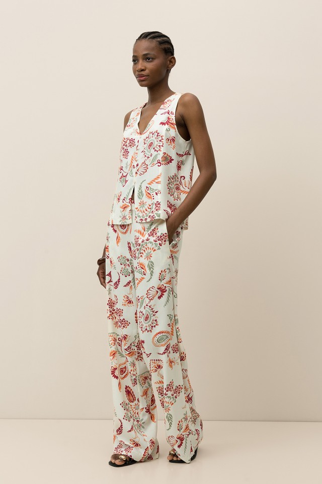 Calas Wide Leg Estampada