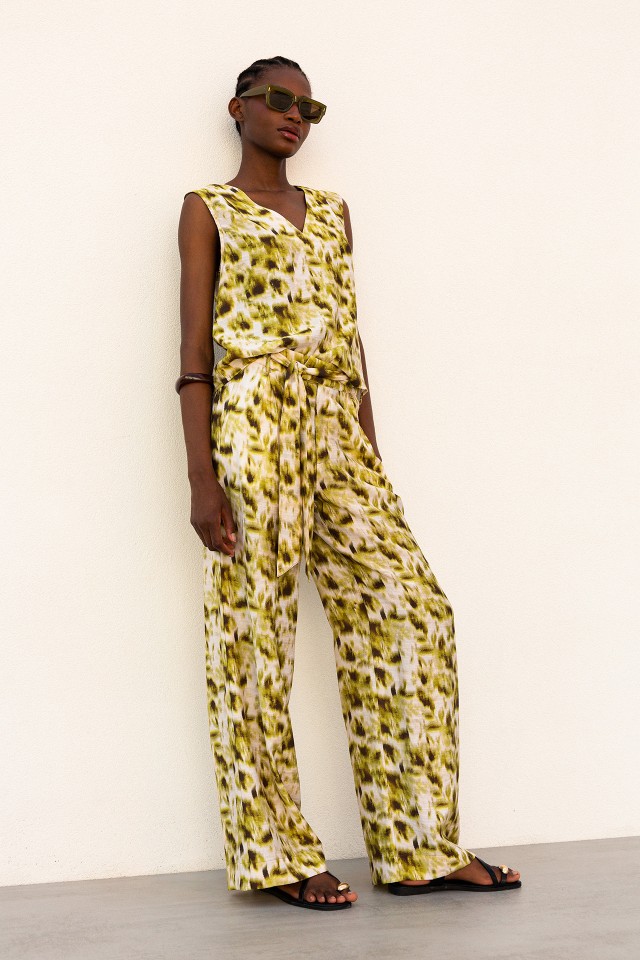Calas Wide-leg Estampadas