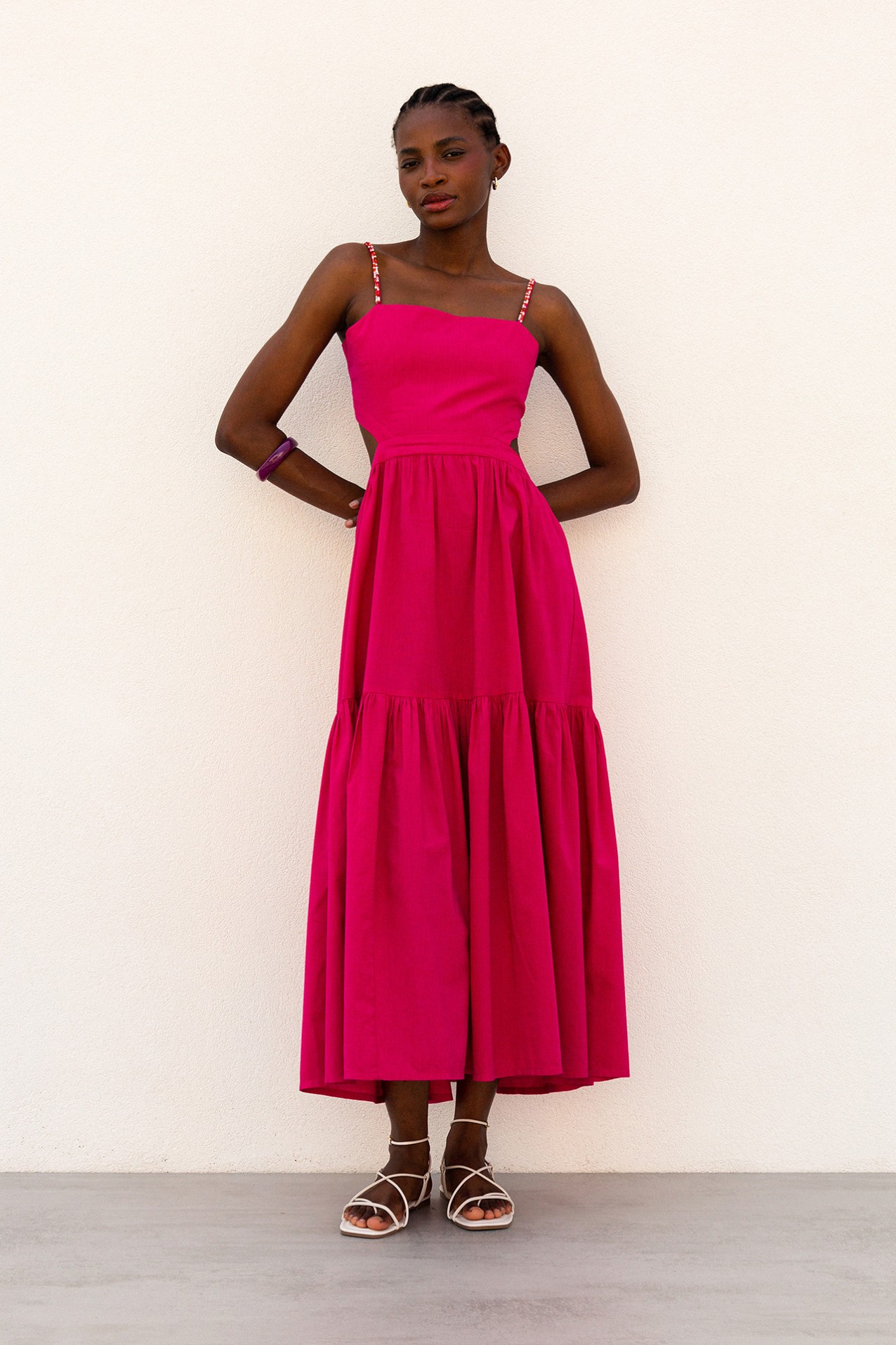 Vestido Rosa Vibrante