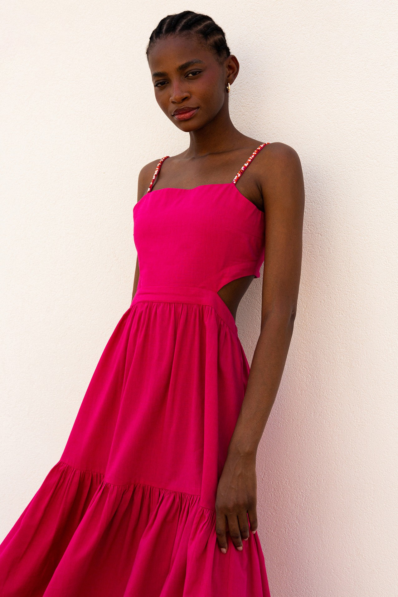 Vestido Rosa Vibrante