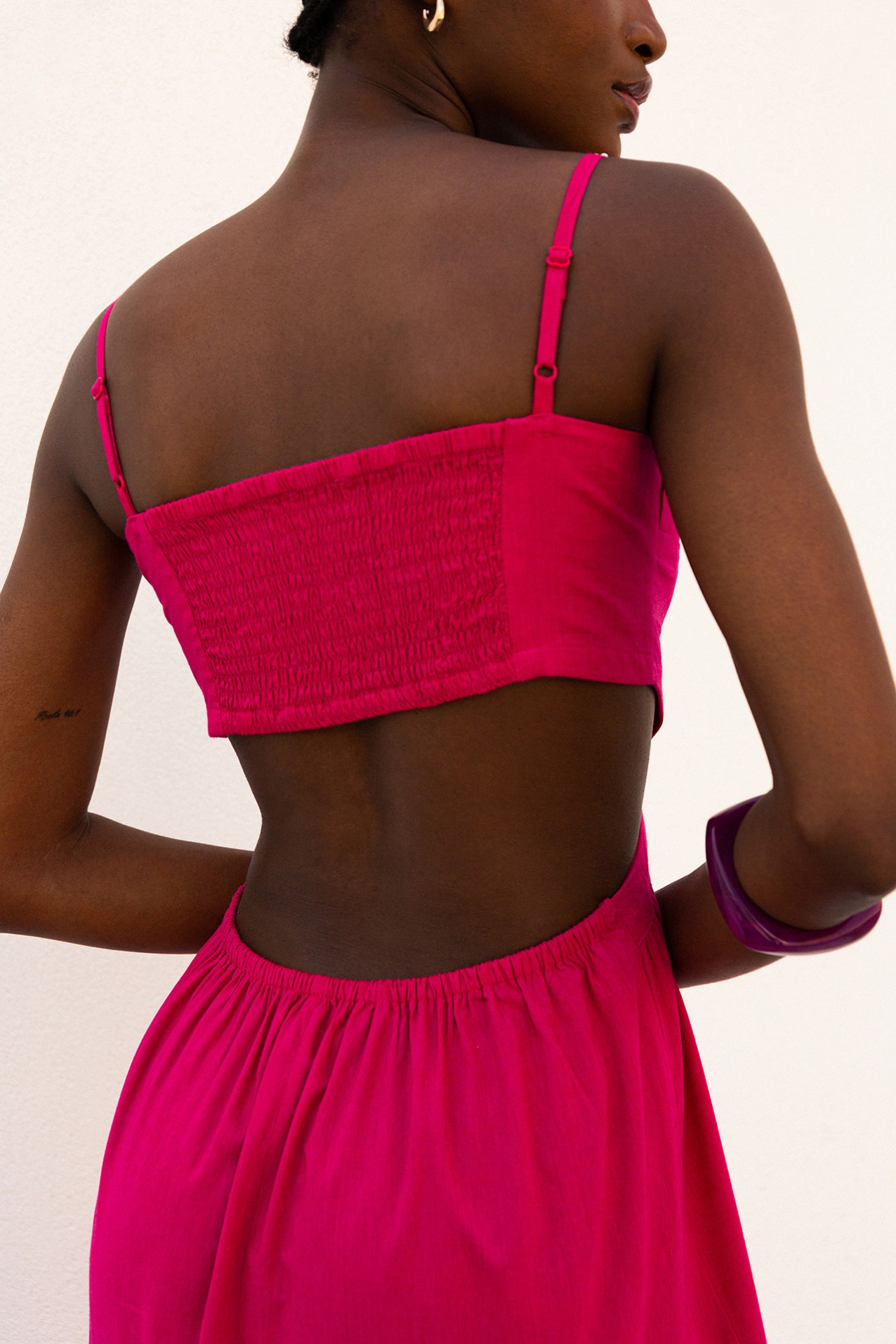 Vestido Rosa Vibrante