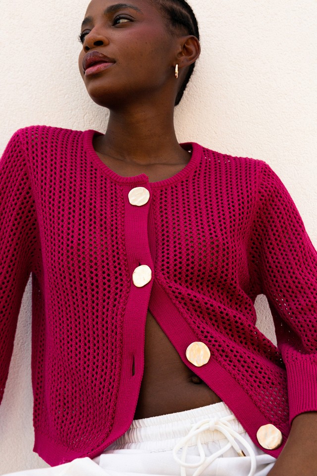 Open Knit Cardigan
