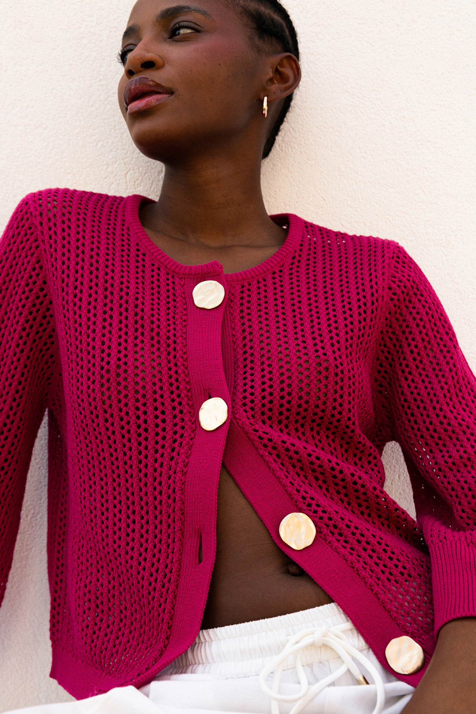 Open Knit Cardigan