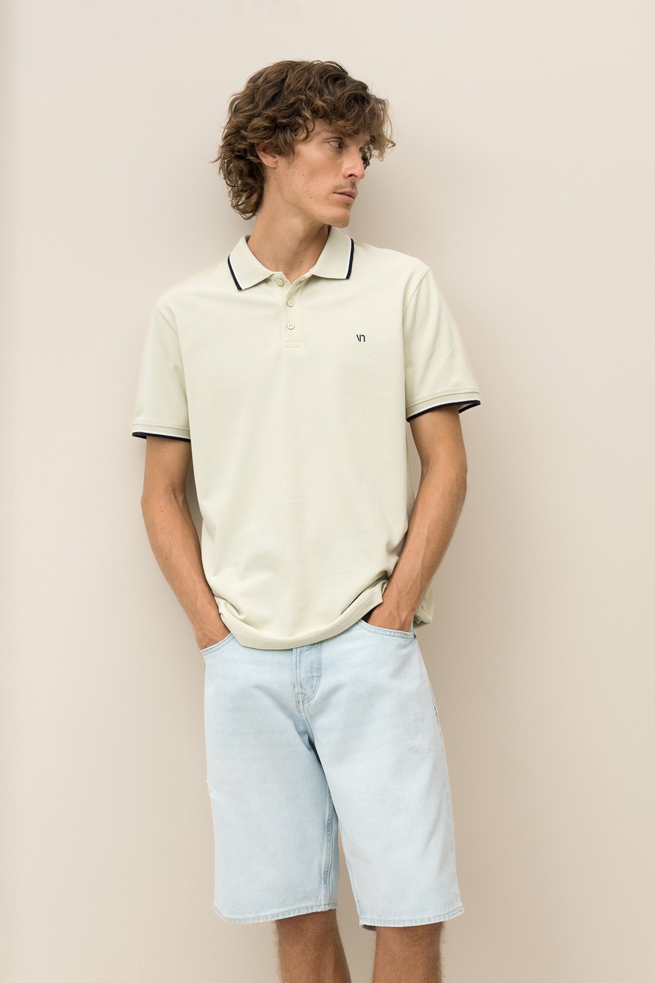 Polo de Algodo Bordado