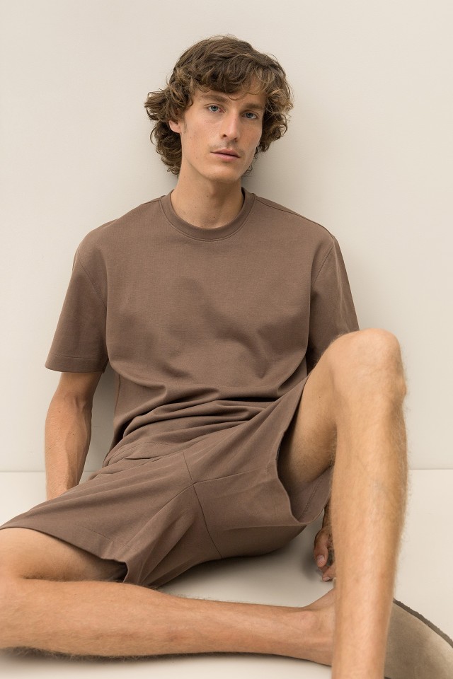 Relaxed Knit T-Shirt