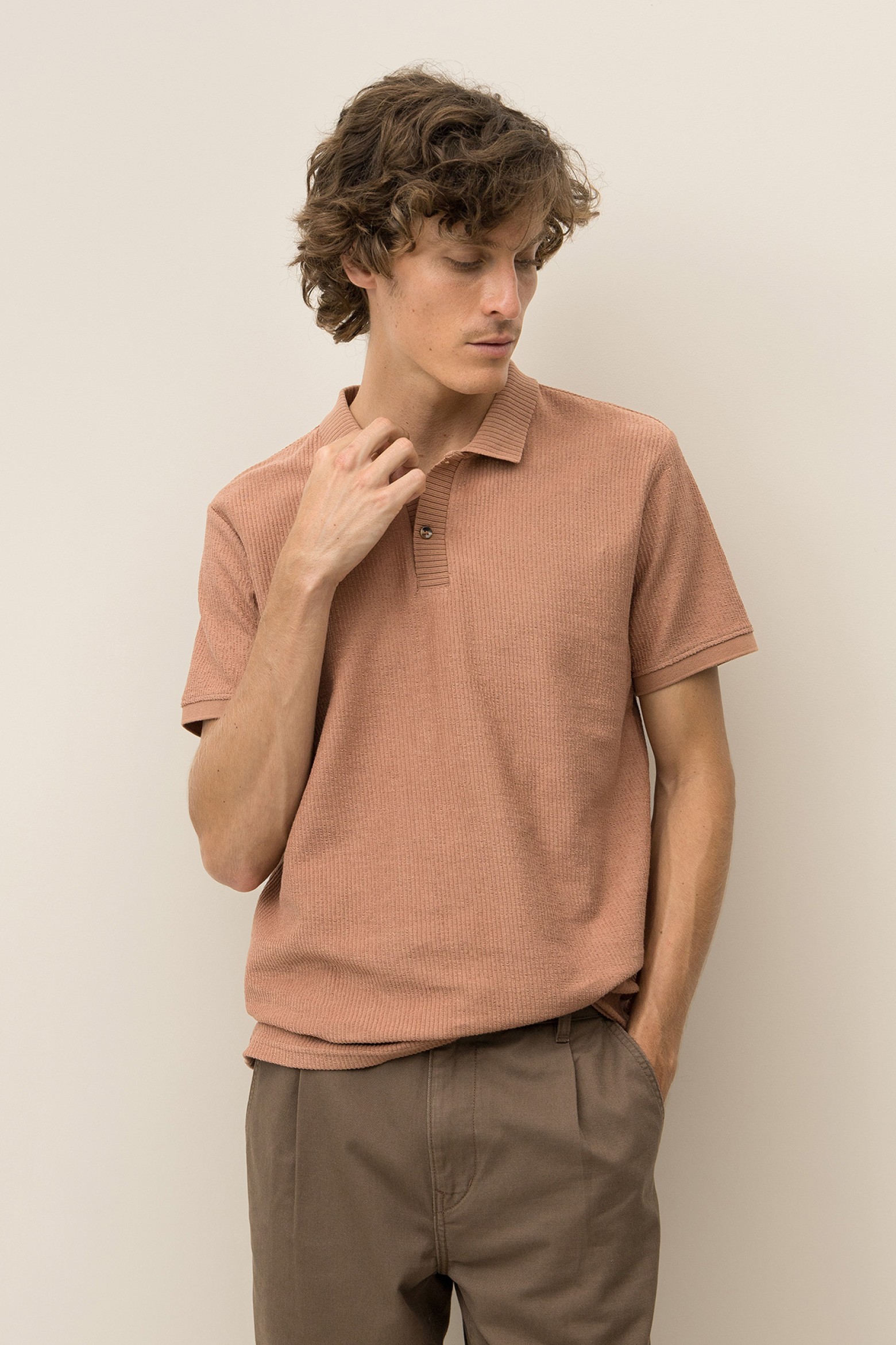 Polo Regular Texturizado
