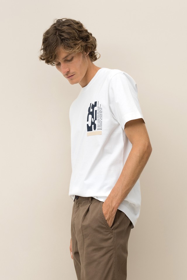 Printed T-shirt with Patch
