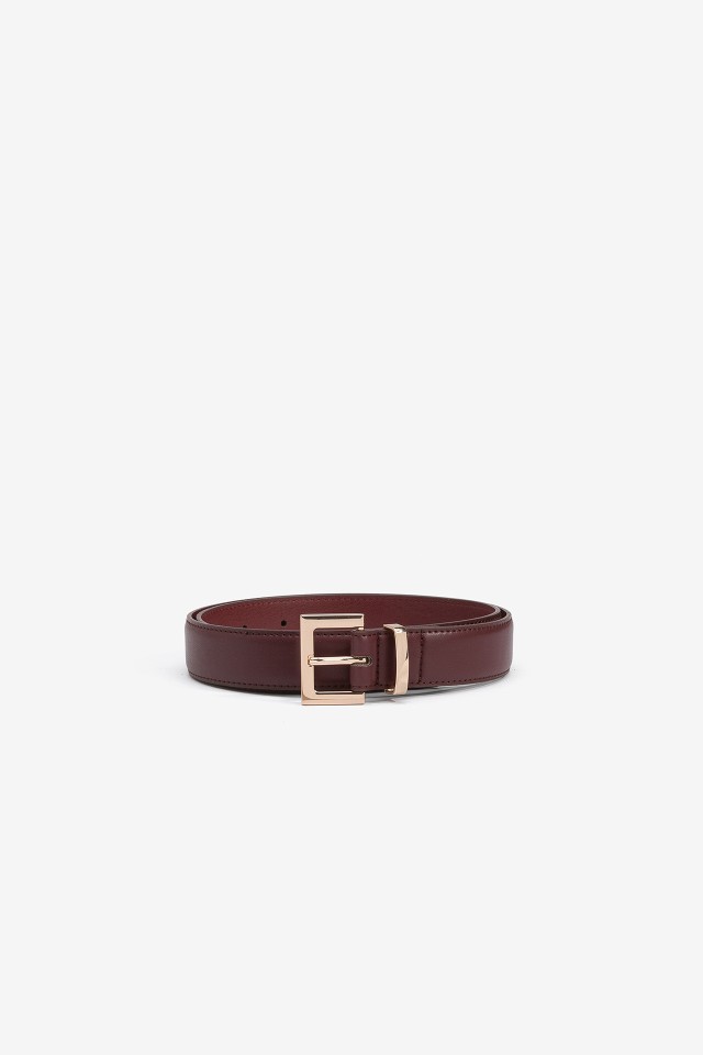 Faux Leather Jeans Belt