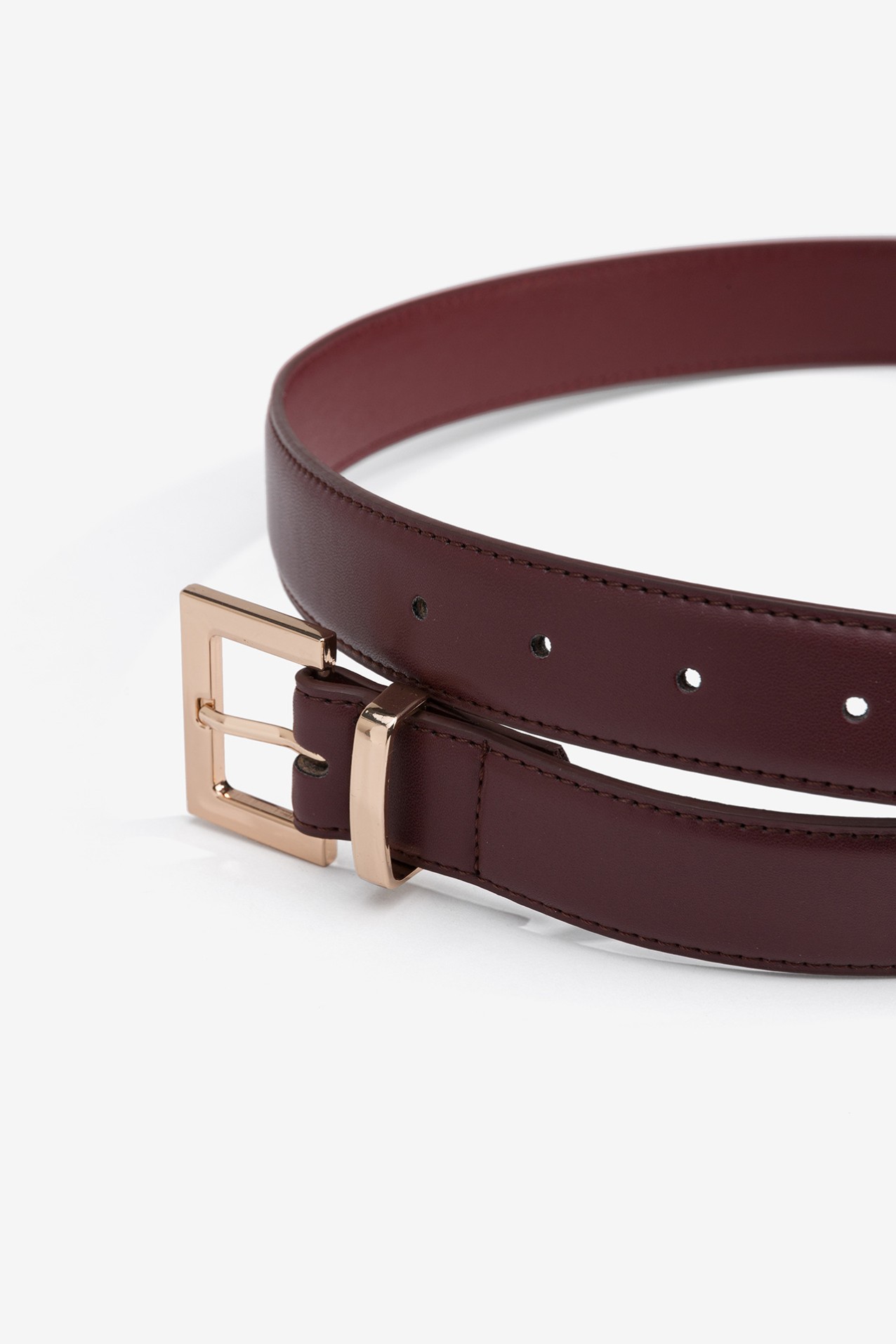 Faux Leather Jeans Belt